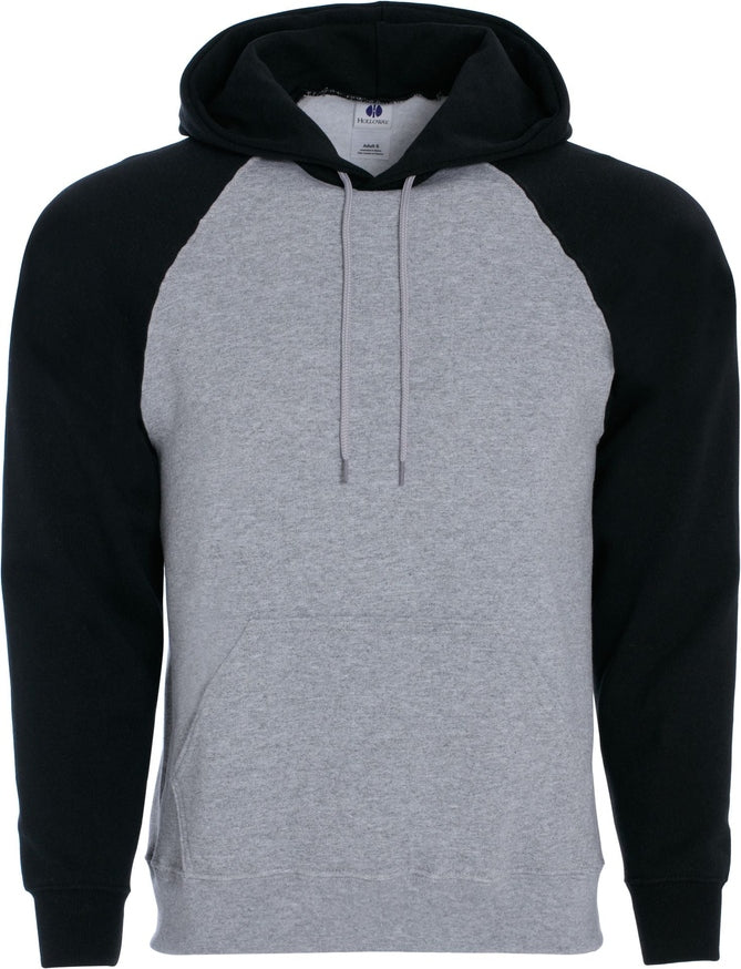 ATHLETIC HEATHER/BLACK BANNER HOODIE