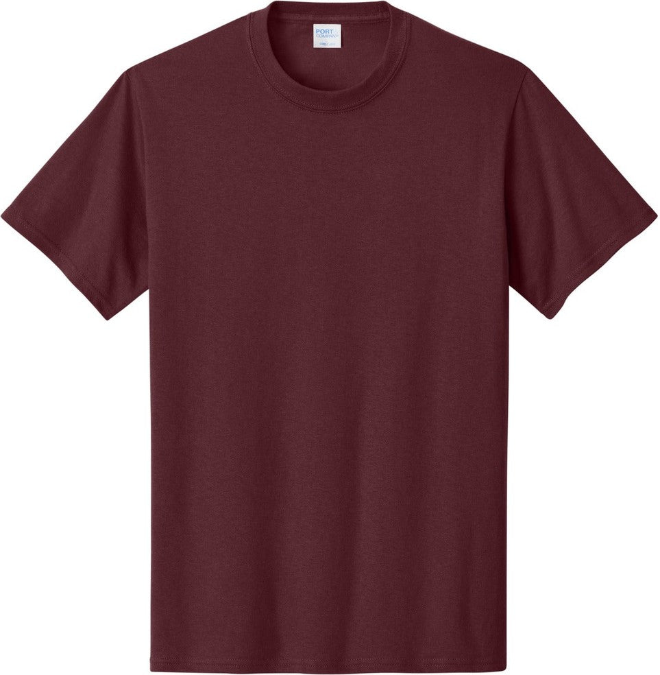 Front View of Athletic Marn Port & Co Tall Core Cotton Tee PC54T