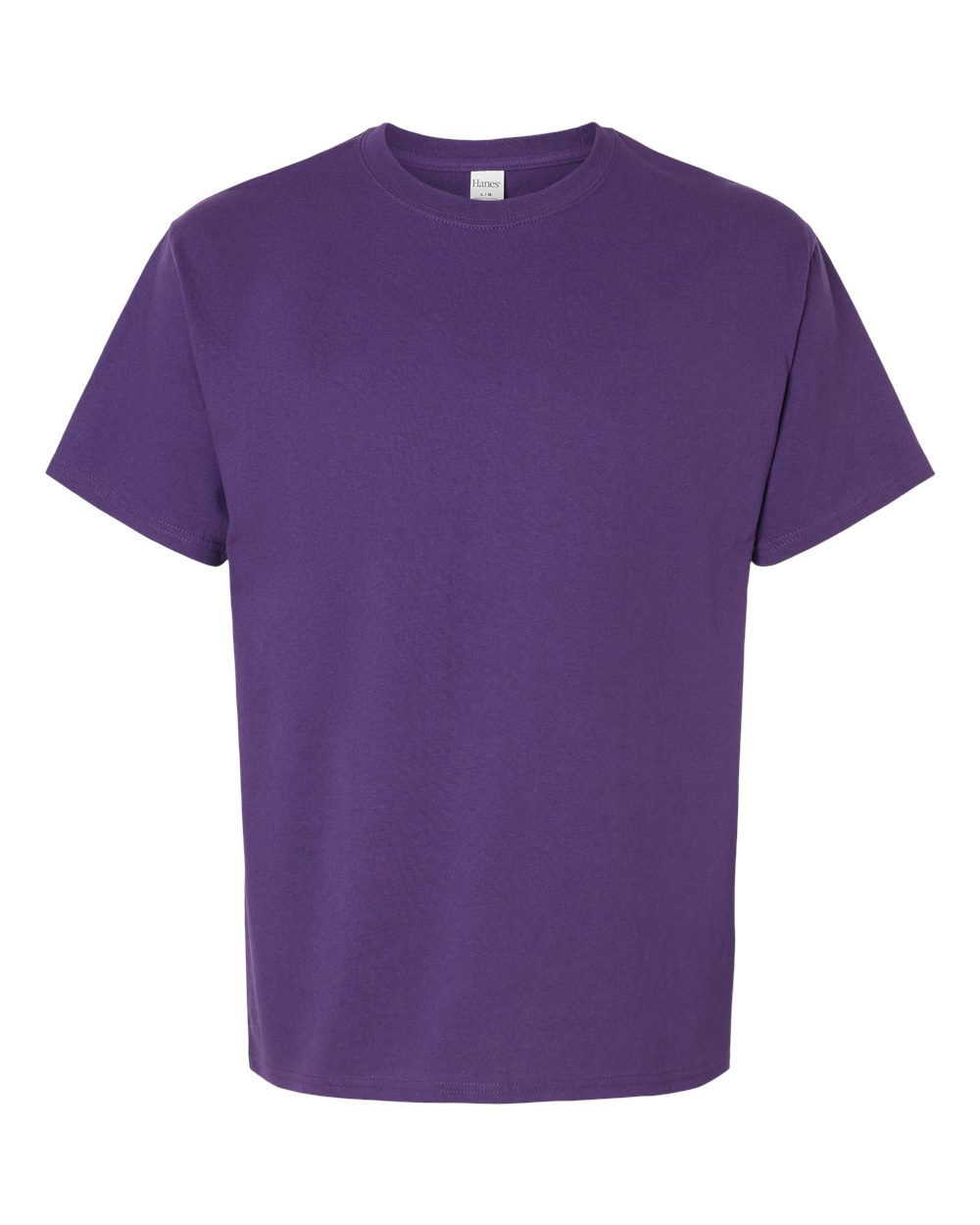 Front View of Athletic Purple Essential-T T-Shirt - 5280