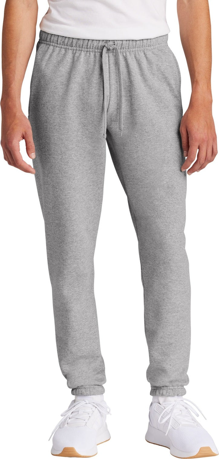 Front View of AthlHthr Port & Co Core Fleece Sweatpant PC78SP