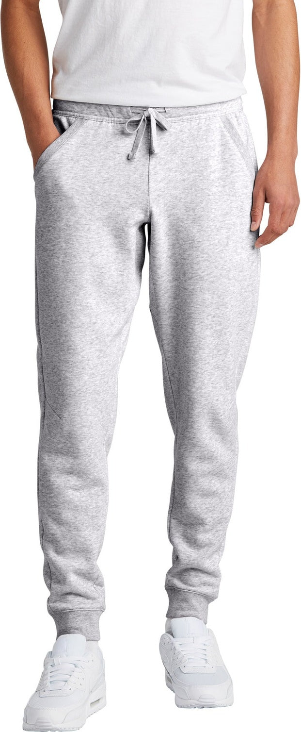Front View of AthlHthr Sport-Tek Drive Fleece Jogger STF204