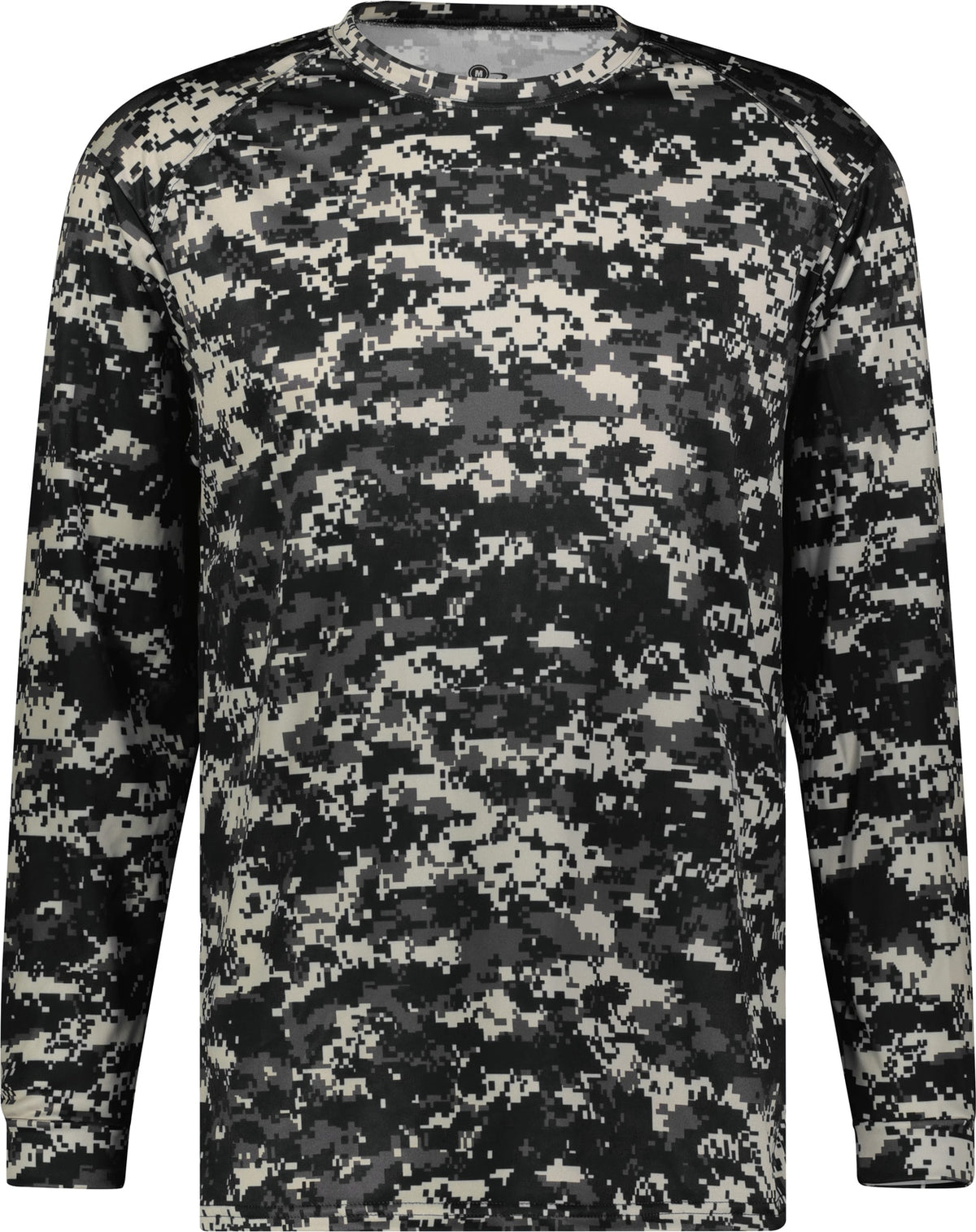 Front View of BA BLACK DIGITAL YOUTH DIGITAL L/S TEE