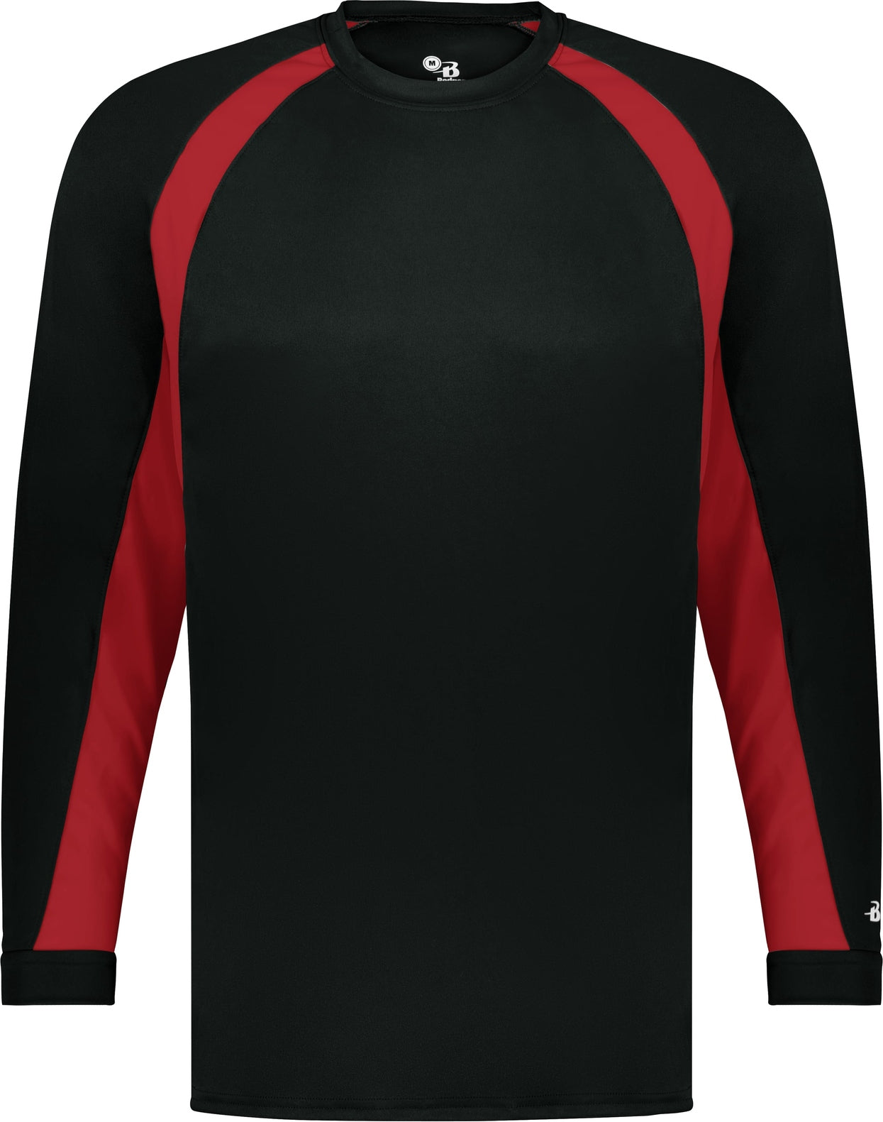 BA BLACK/RED YOUTH HOOK L/S TEE