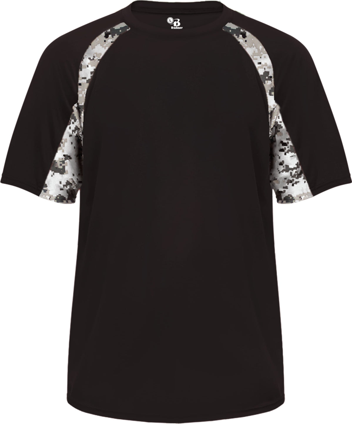 BA BLACK/WHITE DIGITAL DIGITAL HOOK TEE