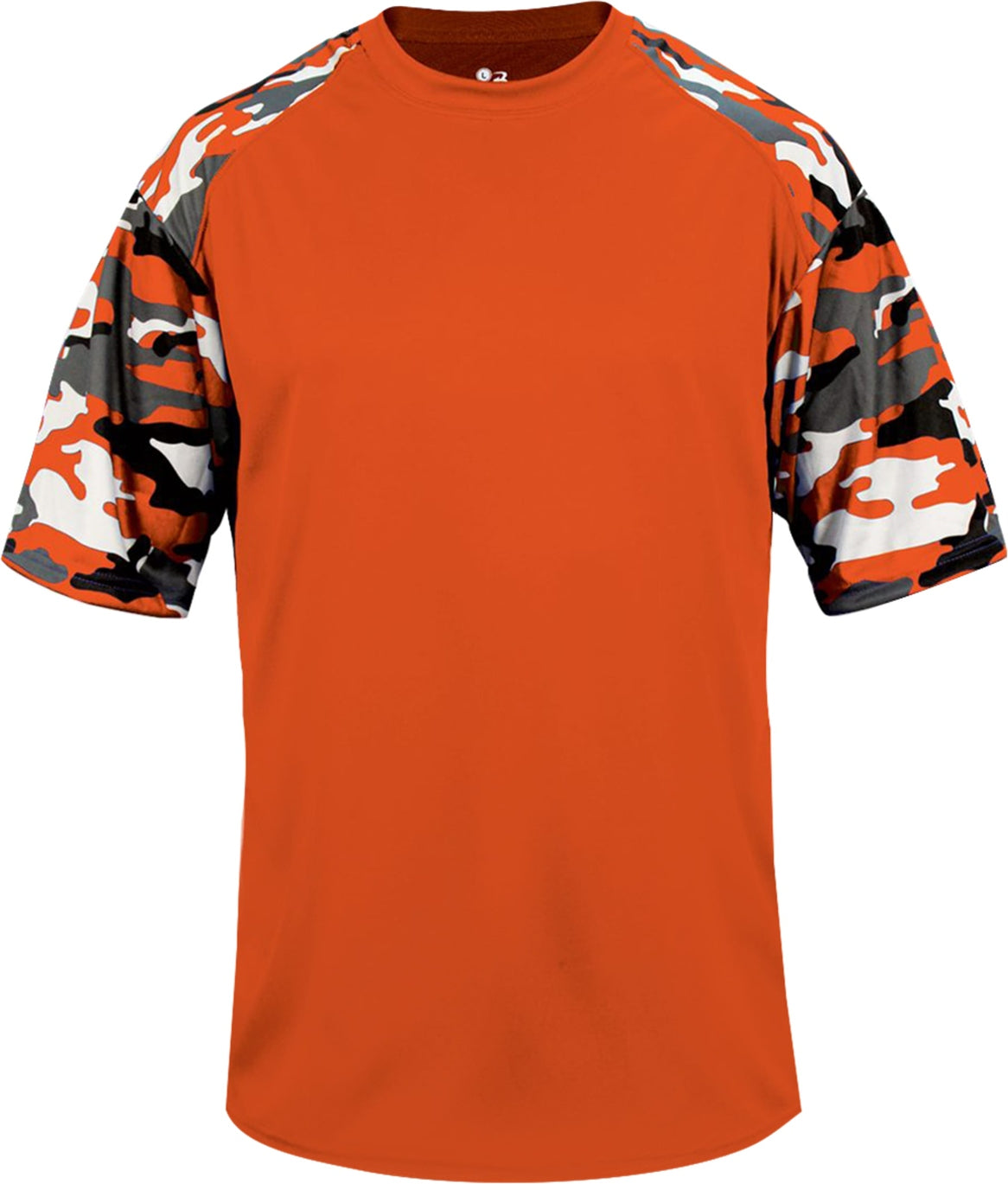 Front View of BA BT ORAN/BT ORAN CAMO YOUTH CAMO SPORT TEE