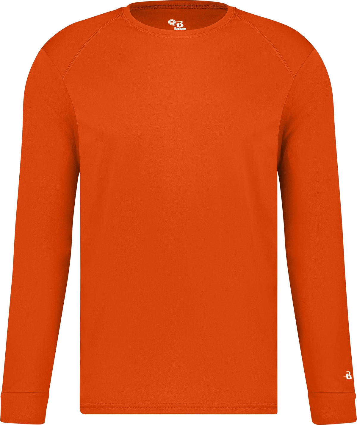 Front View of BA BURNT ORANGE B-CORE L/S TEE