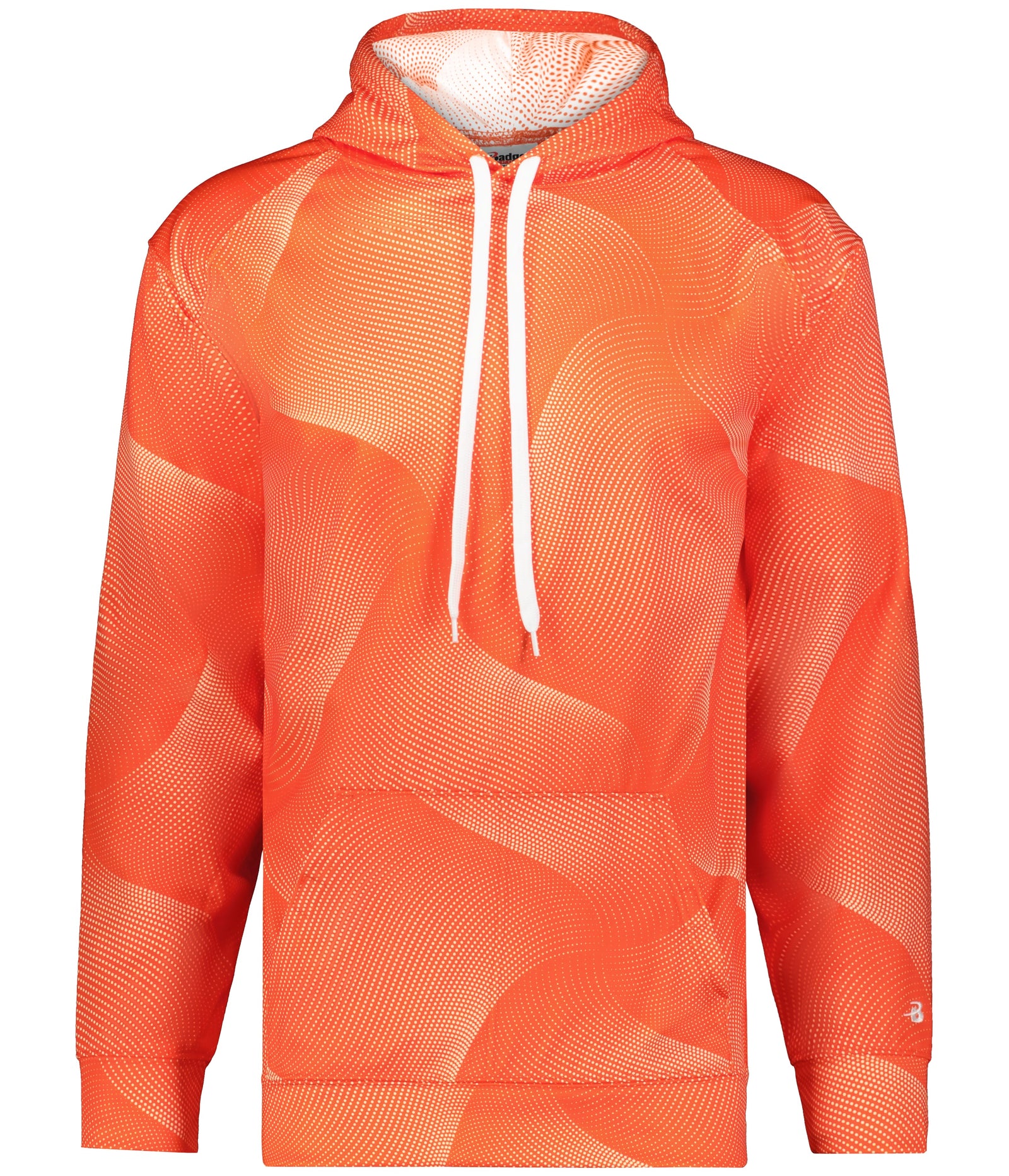 BA BURNT ORANGE WARP WARP HOOD