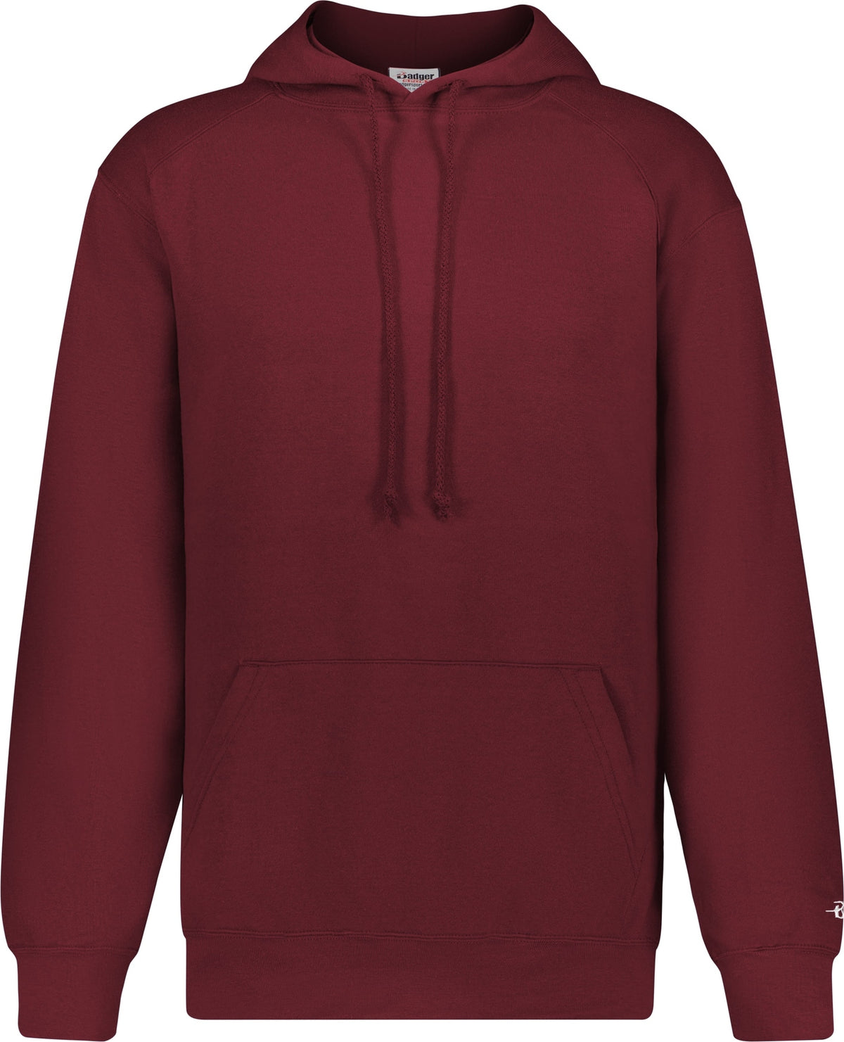 Front View of BA CARDINAL ATHLETIC FLEECE HOODIE