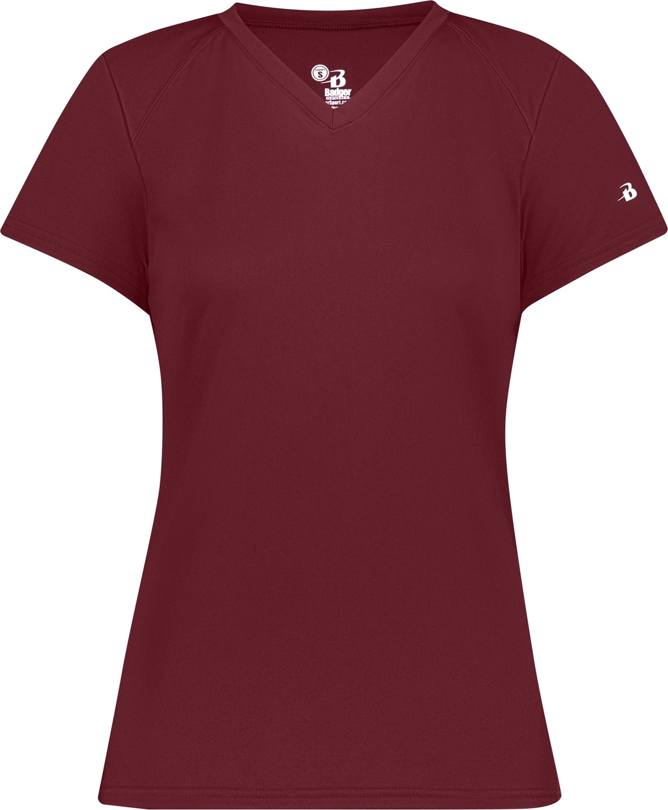 BA CARDINAL LADIES B-CORE V-NECK TEE