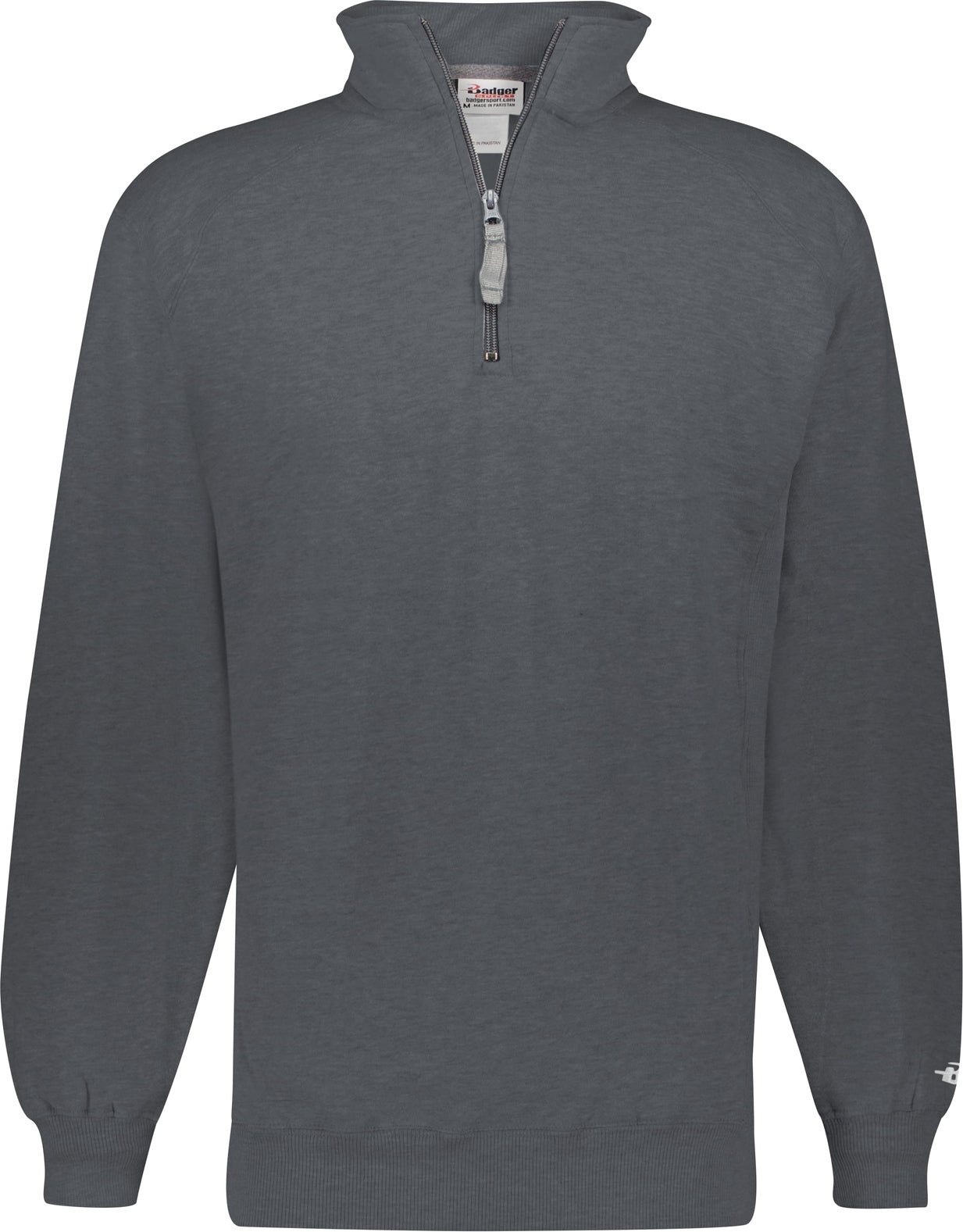 BA CHARCOAL 1/4 ZIP FLEECE PULLOVER