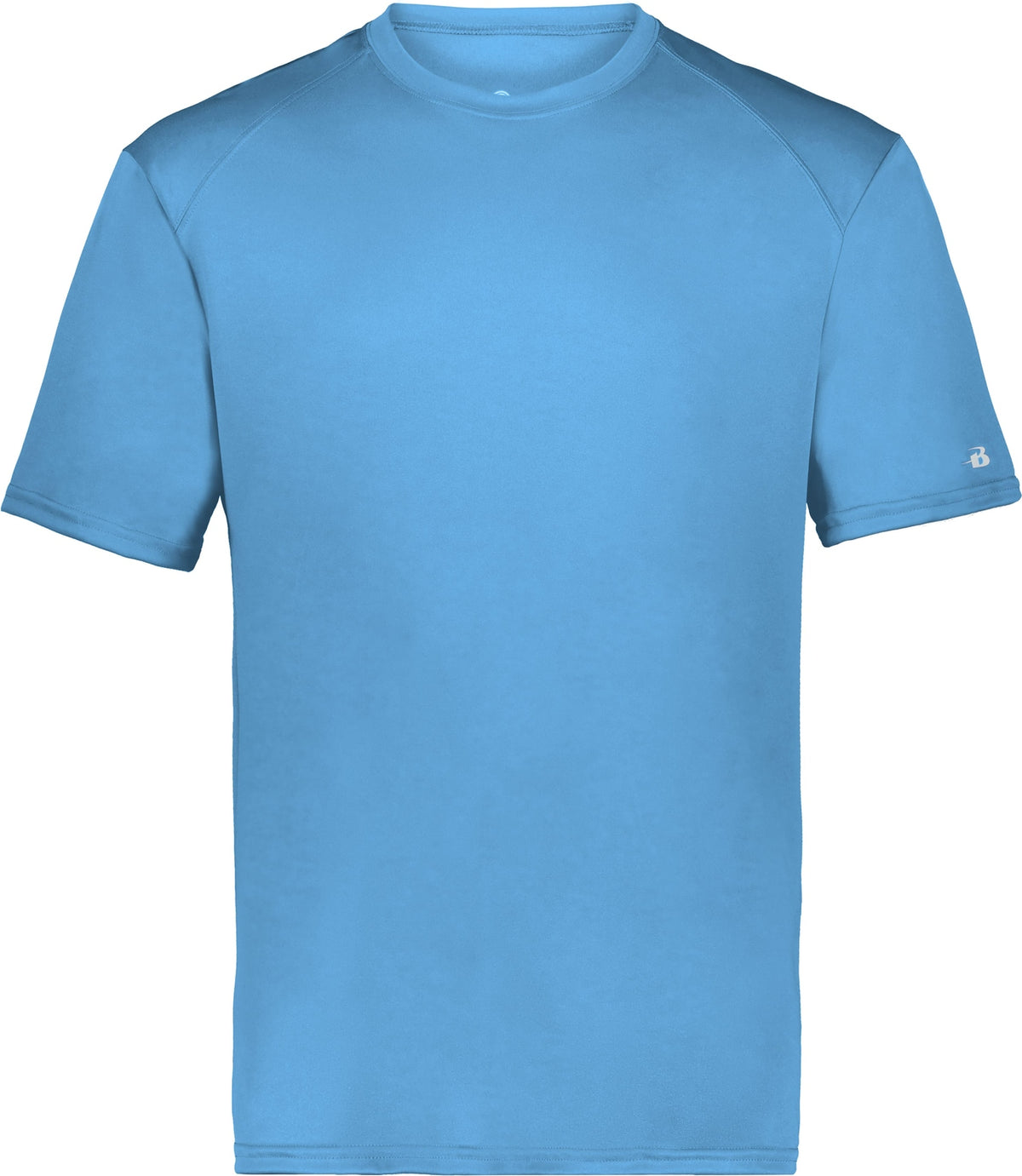 Front View of BA COLUMBIA BLUE B-CORE TEE