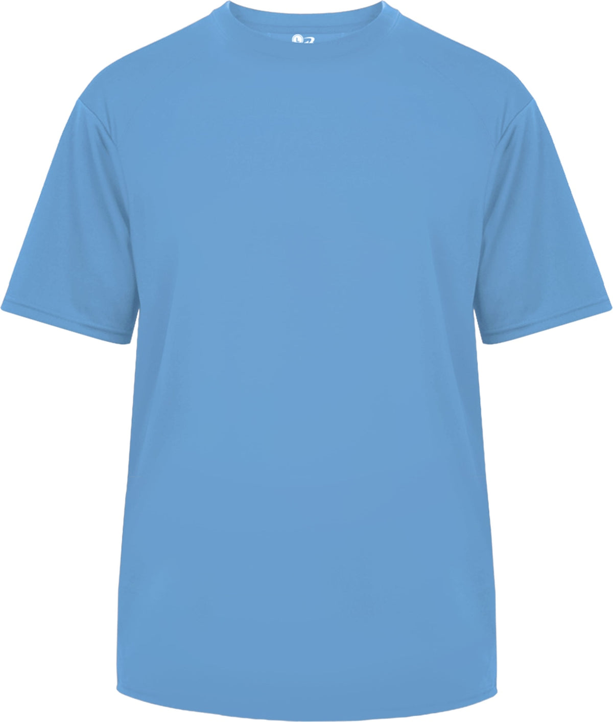Front View of BA COLUMBIA BLUE B-TECH TEE