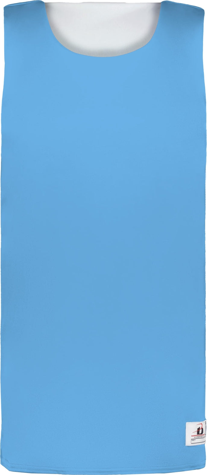 Front View of BA COLUMBIA BLUE/WHITE B-CORE REVERSIBLE JERSEY