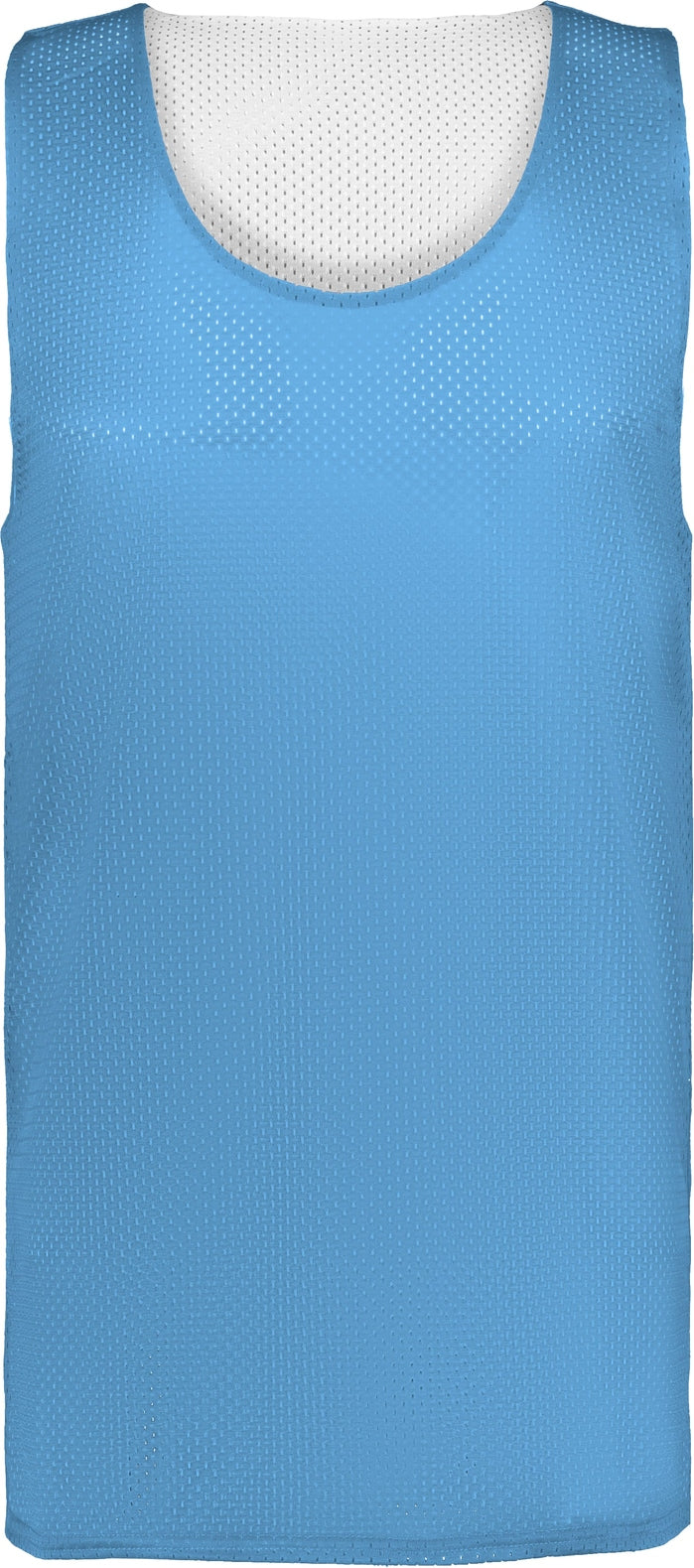 Front View of BA COLUMBIA BLUE/WHITE MESH REVERSIBLE JERSEY