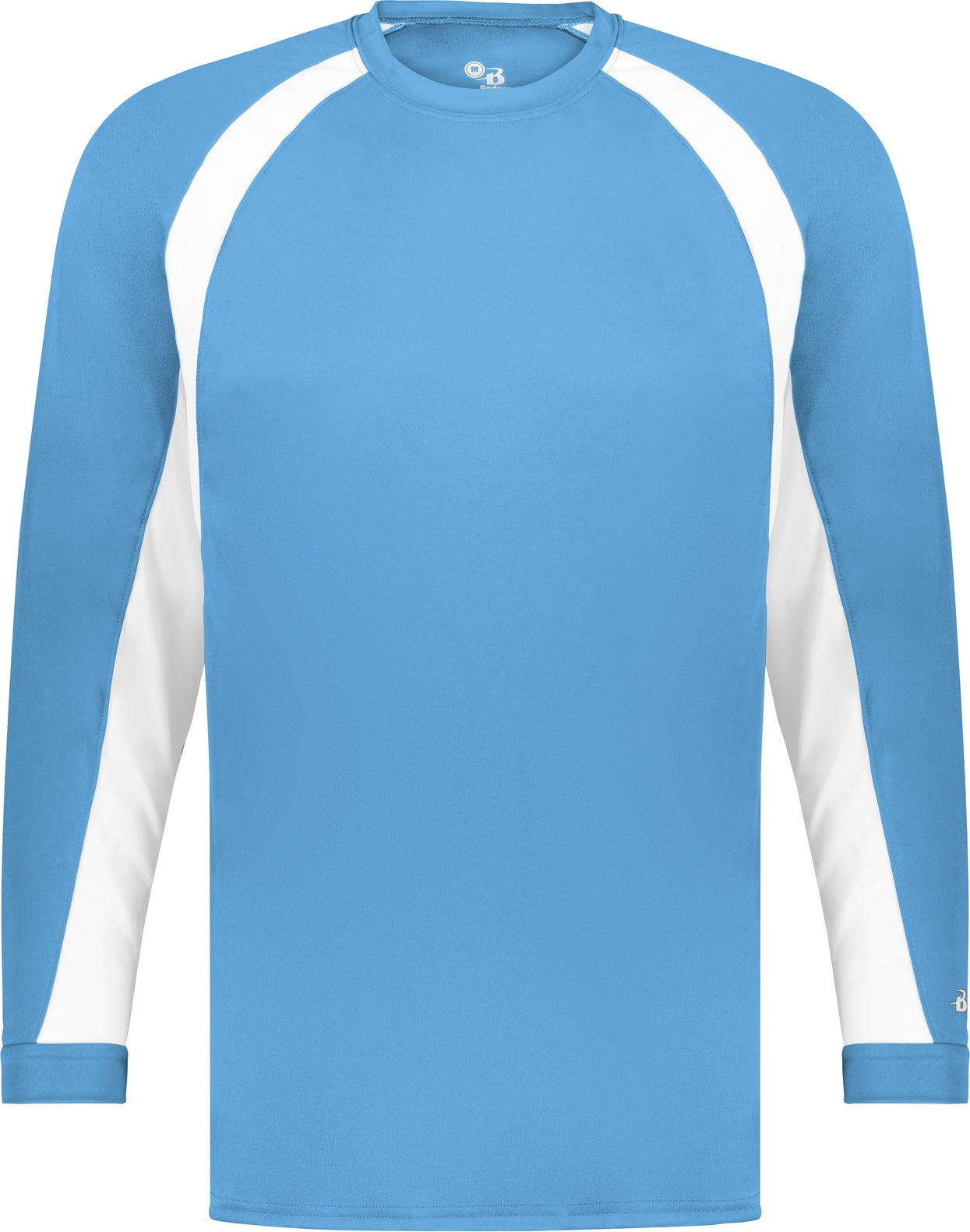 BA COLUMBIA BLUE/WHITE YOUTH HOOK L/S TEE