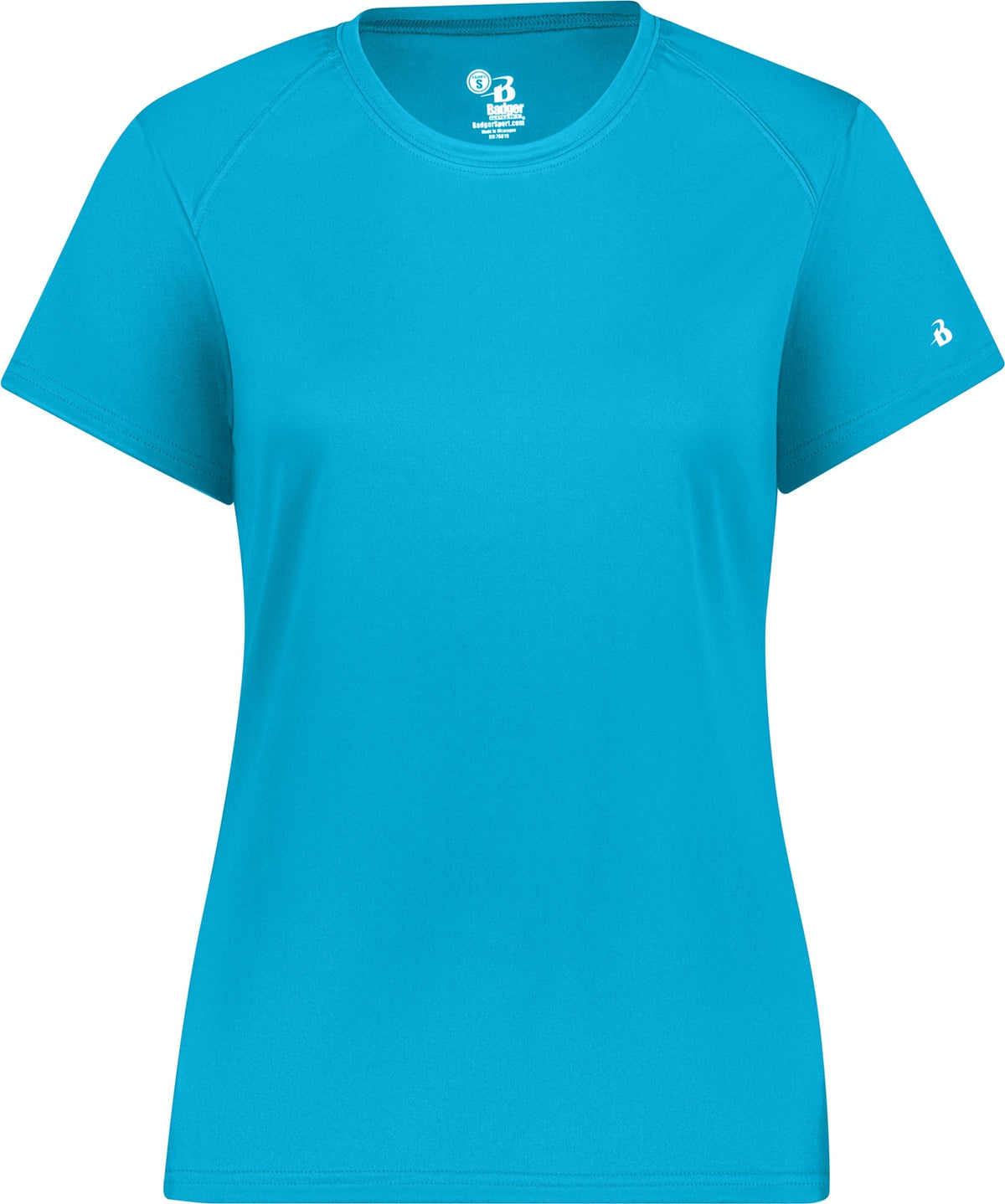 Front View of BA ELECTRIC BLUE LADIES B-CORE TEE