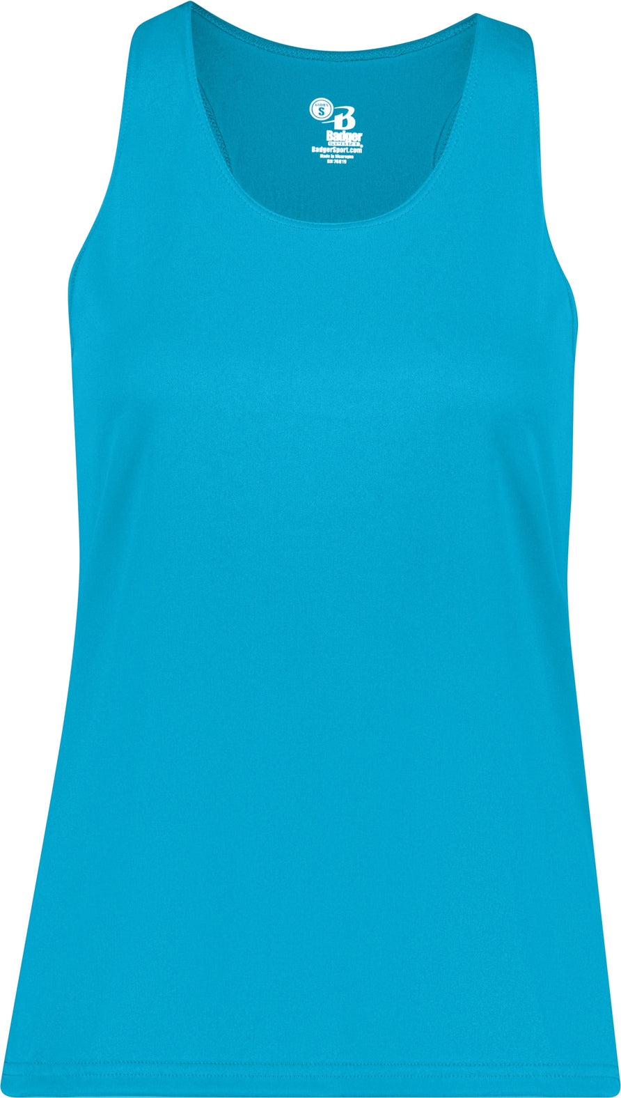 BA ELECTRIC BLUE LADIES' RACERBACK TANK