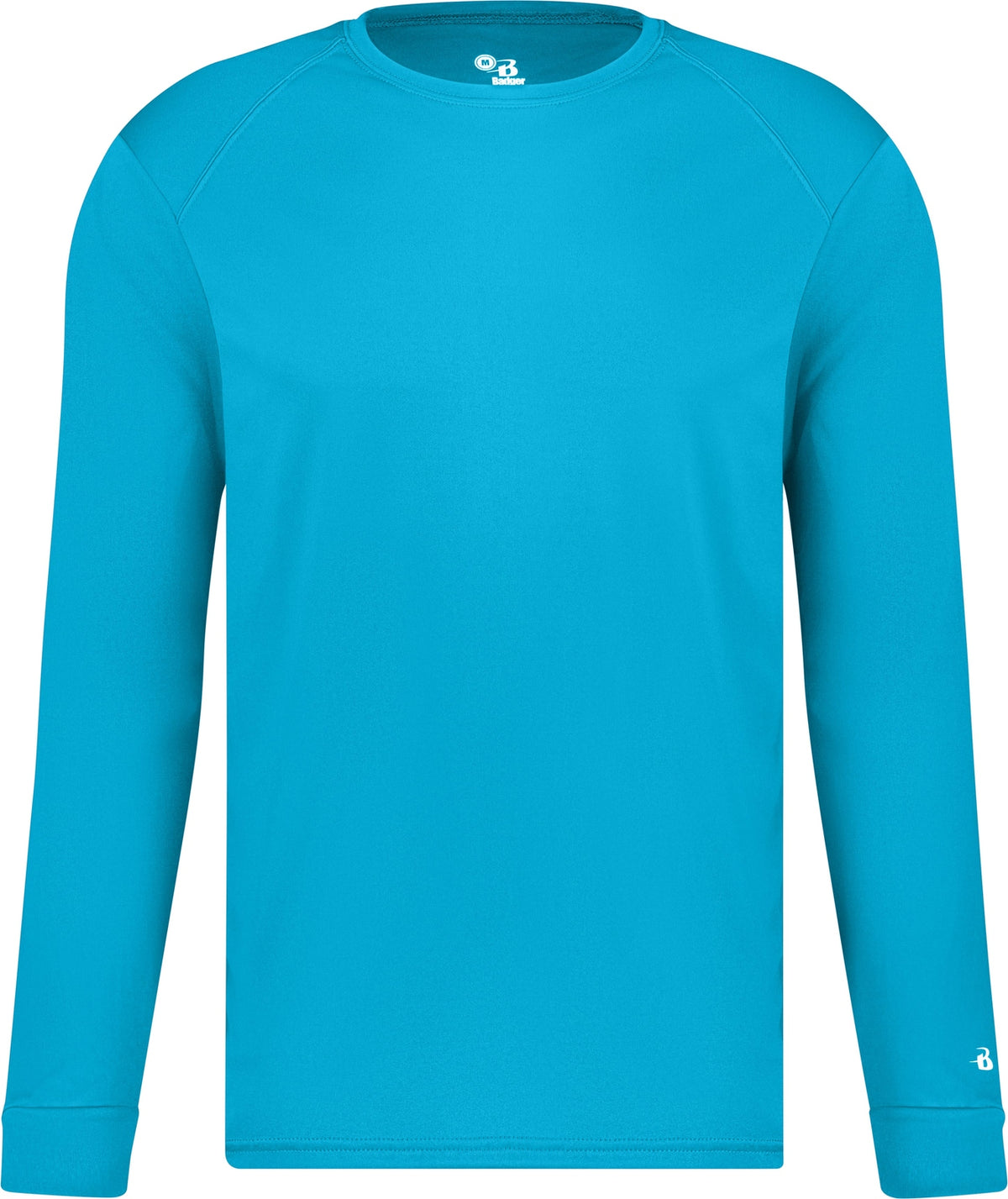 Front View of BA ELECTRIC BLUE YOUTH B-CORE L/S TEE
