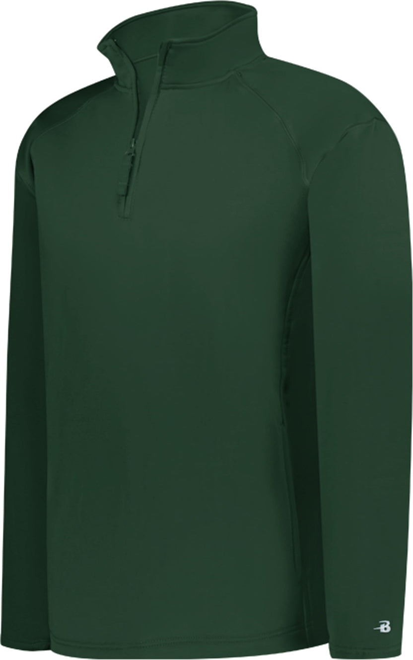 Front View of BA FOREST PERFORMANCE FLEECE 1/4 ZIP PUL