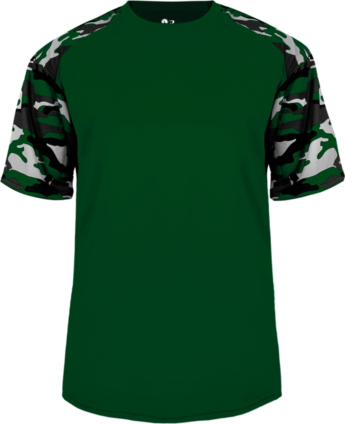 Front View of BA FOREST/FOREST CAMO CAMO SPORT TEE