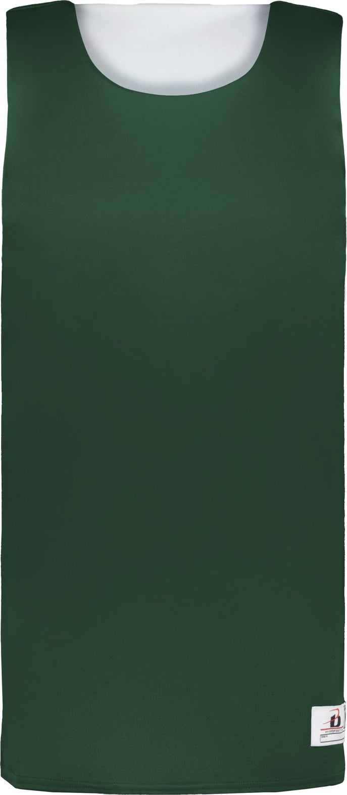 Front View of BA FOREST/WHITE B-CORE REVERSIBLE JERSEY