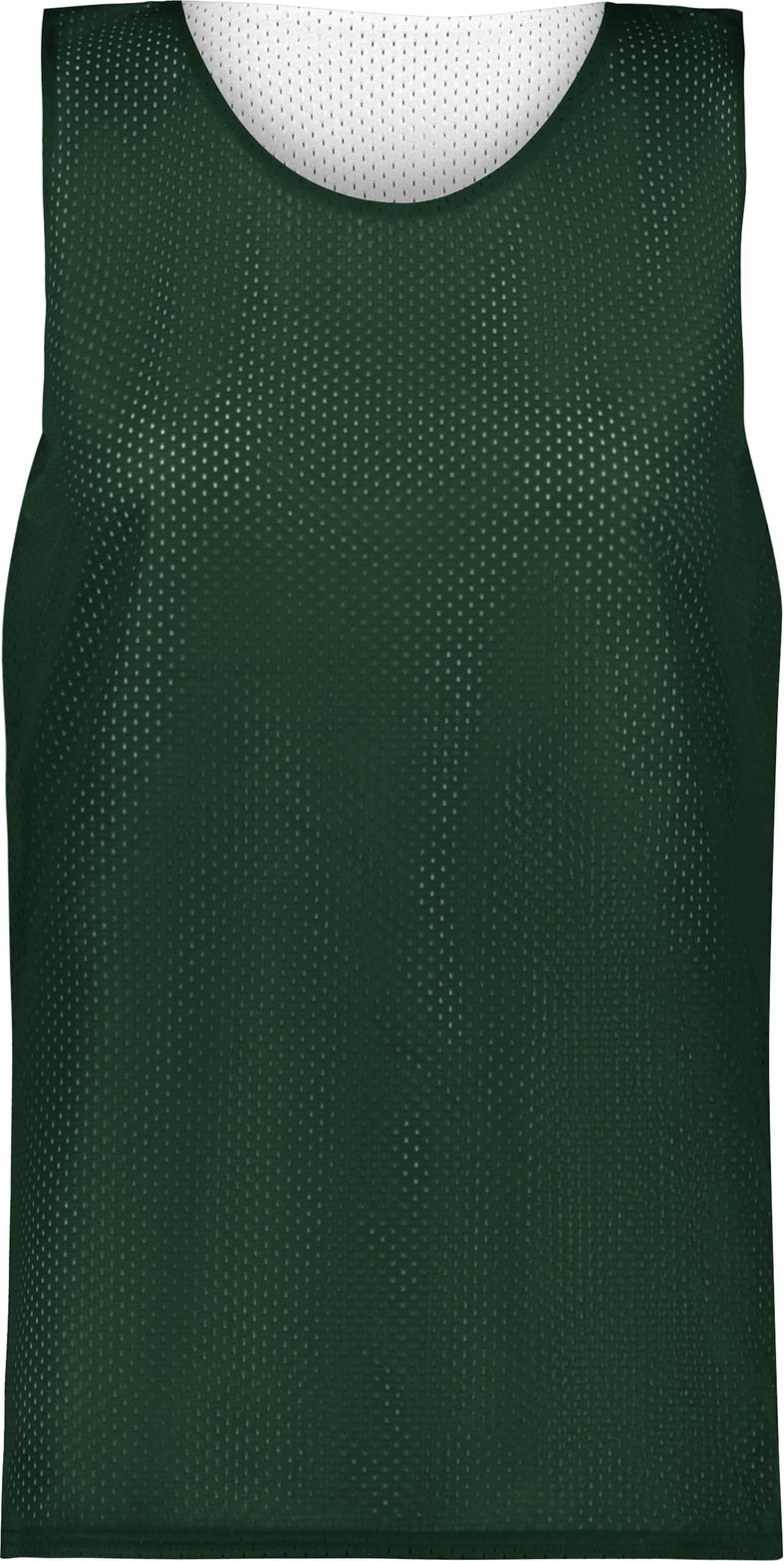 Front View of BA FOREST/WHITE LADIES MESH REVERSIBLE JERSEY