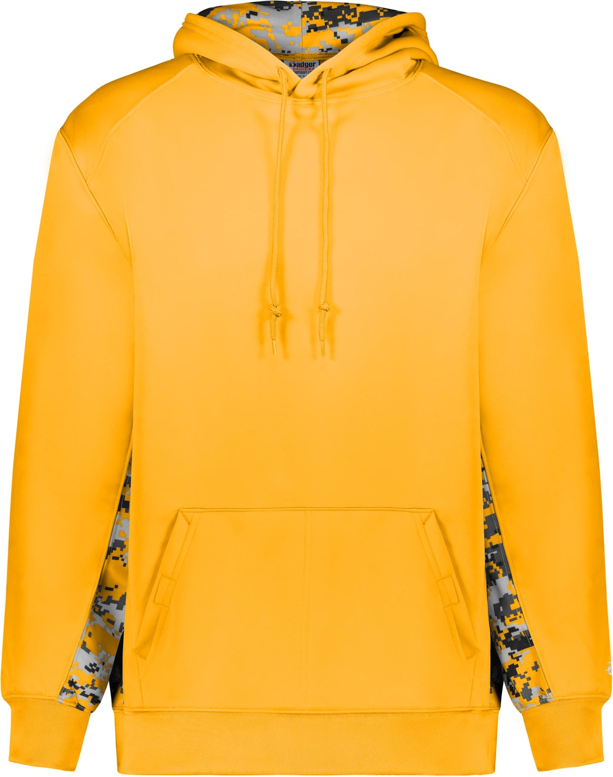 BA GOLD/GOLD DIGITAL DIGITAL COLOR BLOCK HOODIE