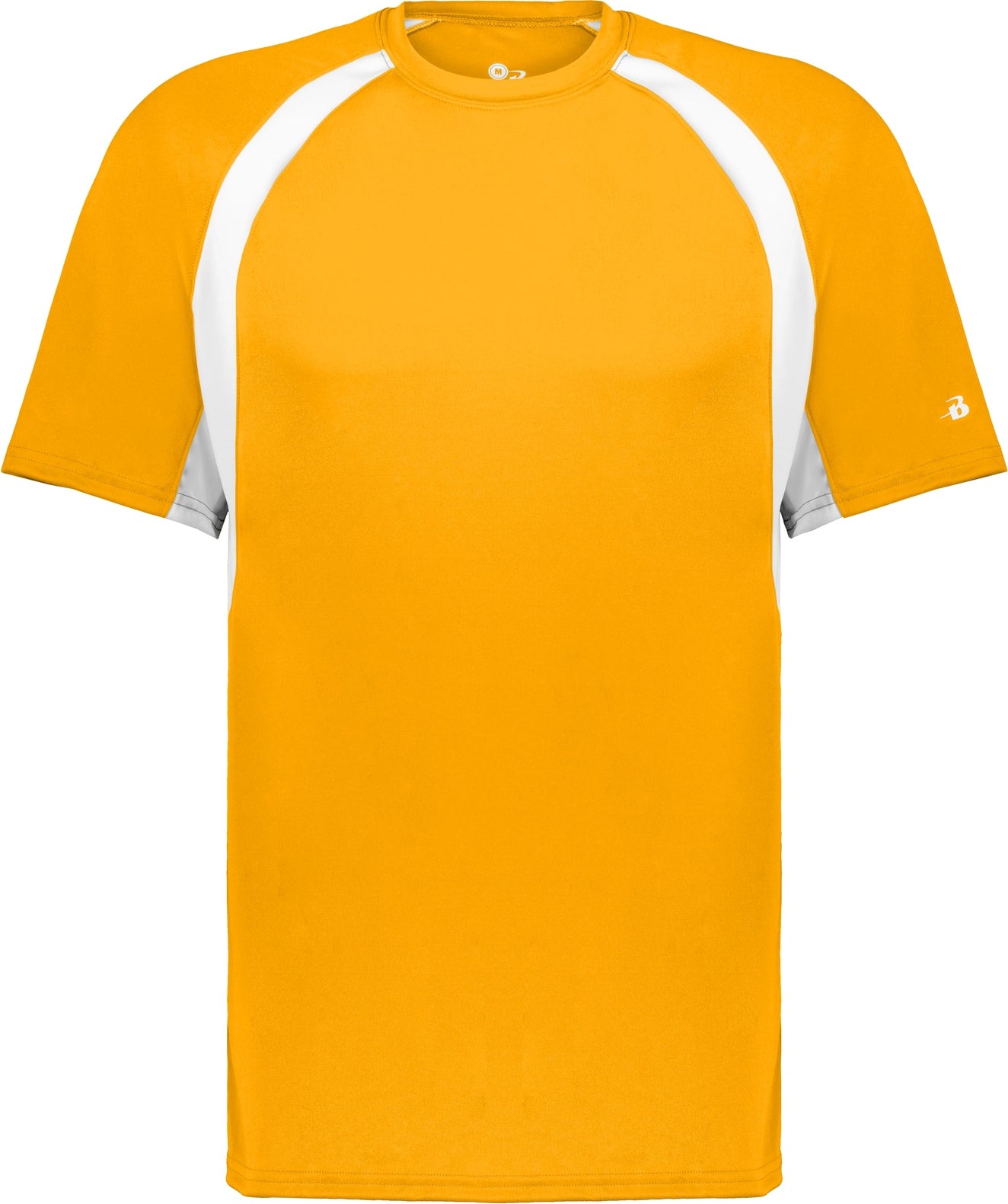 BA GOLD/WHITE YOUTH HOOK TEE