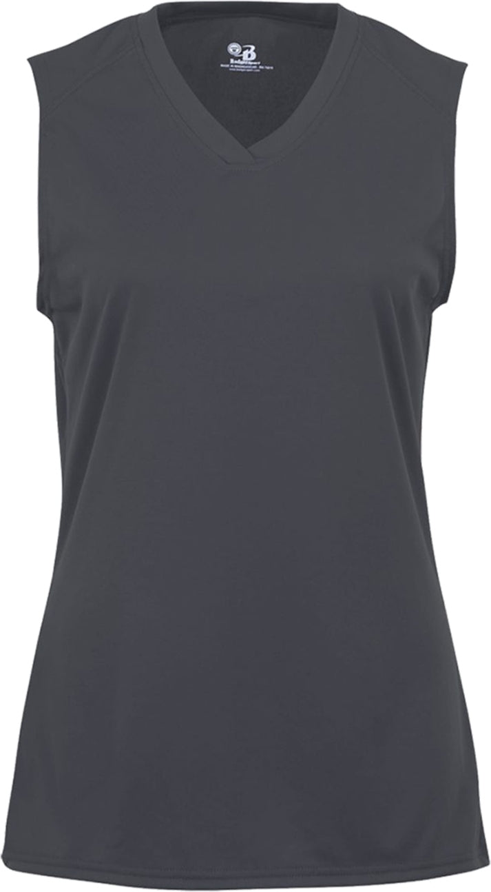 Front View of BA GRAPHITE GIRLS B-CORE SLEEVELESS TANK