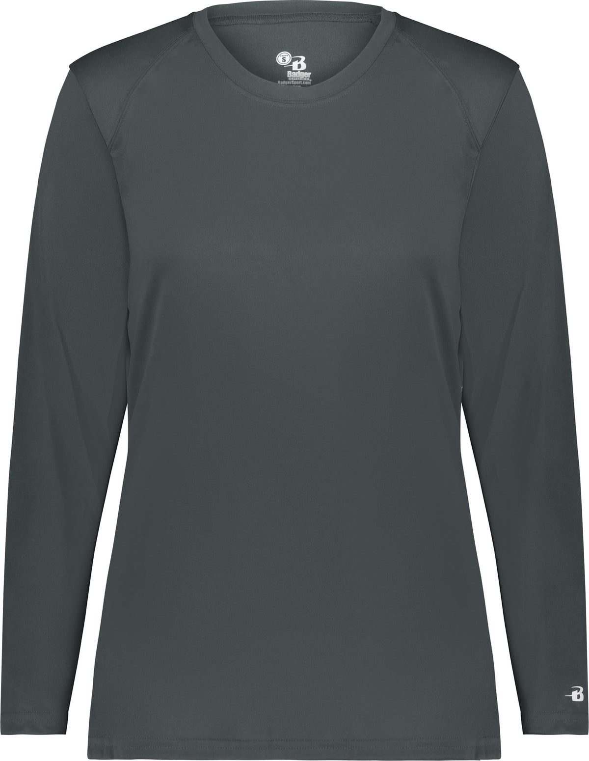 Front View of BA GRAPHITE LADIES B-CORE L/S TEE