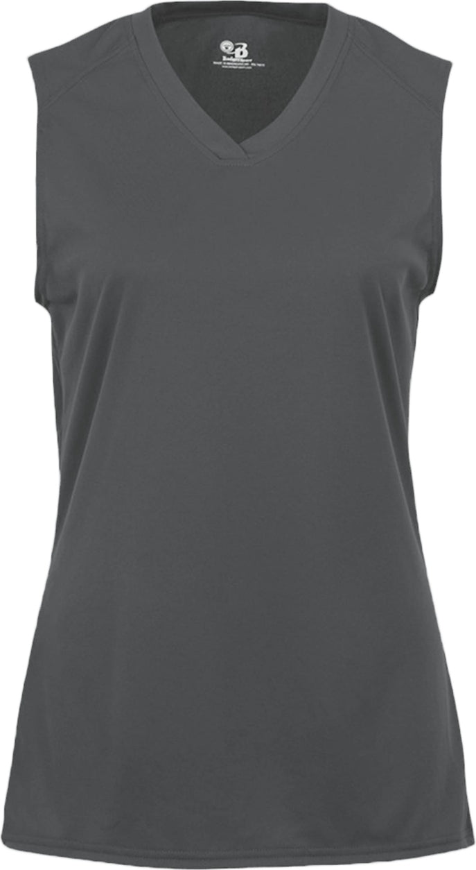 Front View of BA GRAPHITE LADIES B-CORE SLEEVELESS TANK