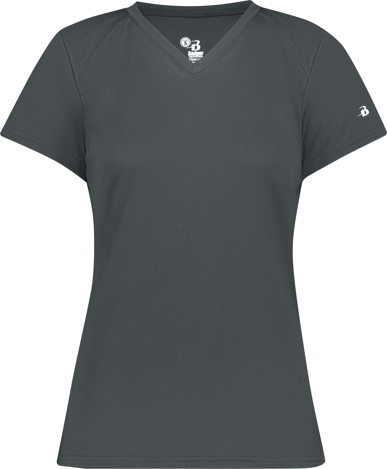 BA GRAPHITE LADIES B-CORE V-NECK TEE