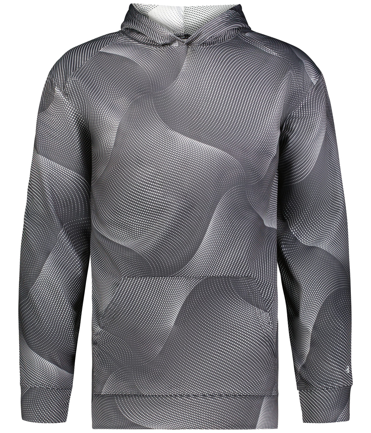 Front View of BA GRAPHITE WARP YOUTH WARP HOODIE