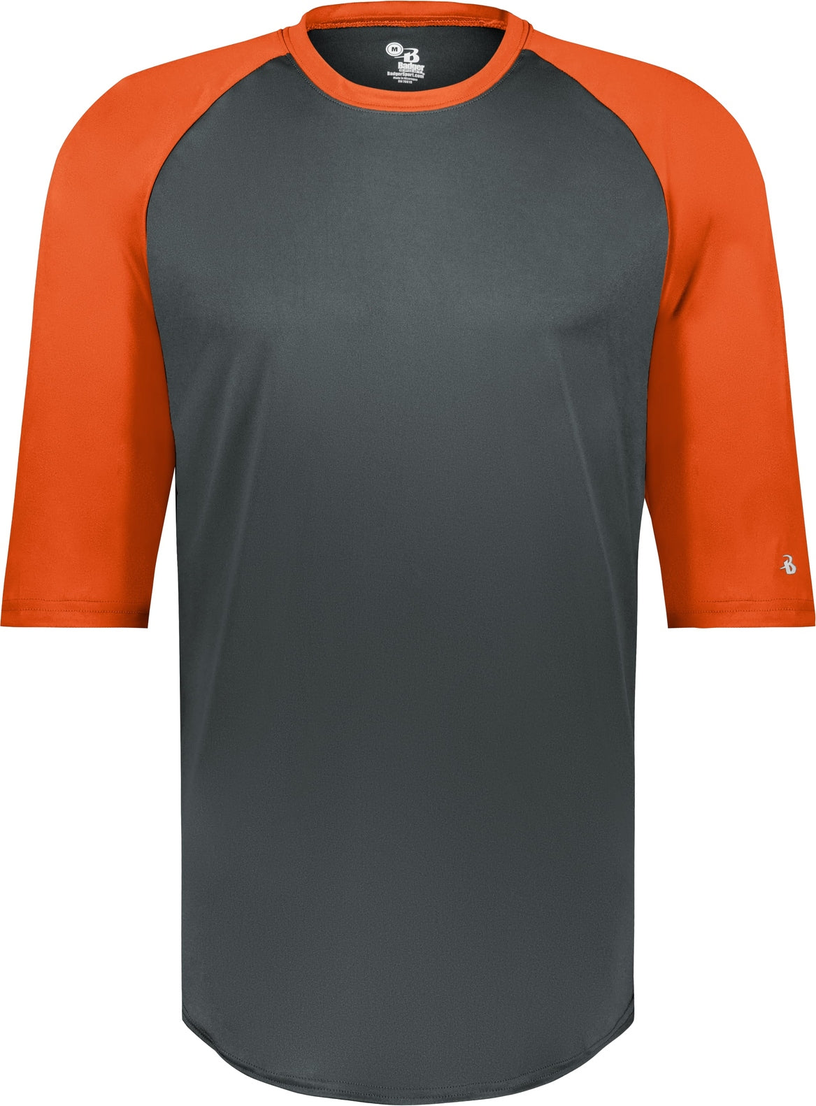 BA GRAPHITE/BT. ORANGE B-BASEBALL TEE