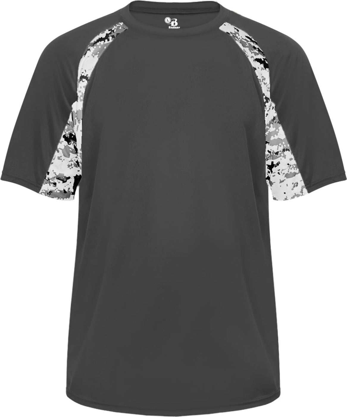 Front View of BA GRAPH/WHITE DIGITAL DIGITAL HOOK TEE