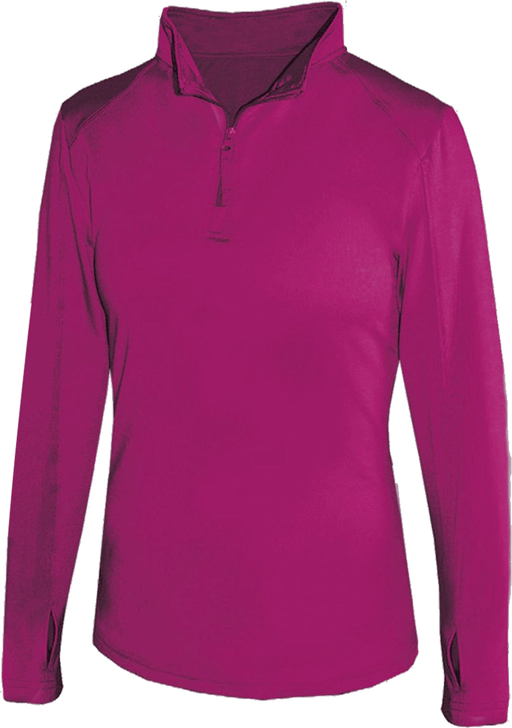 BA HOT PINK 1/4 ZIP LADIES' LIGHTWEIGHT PU