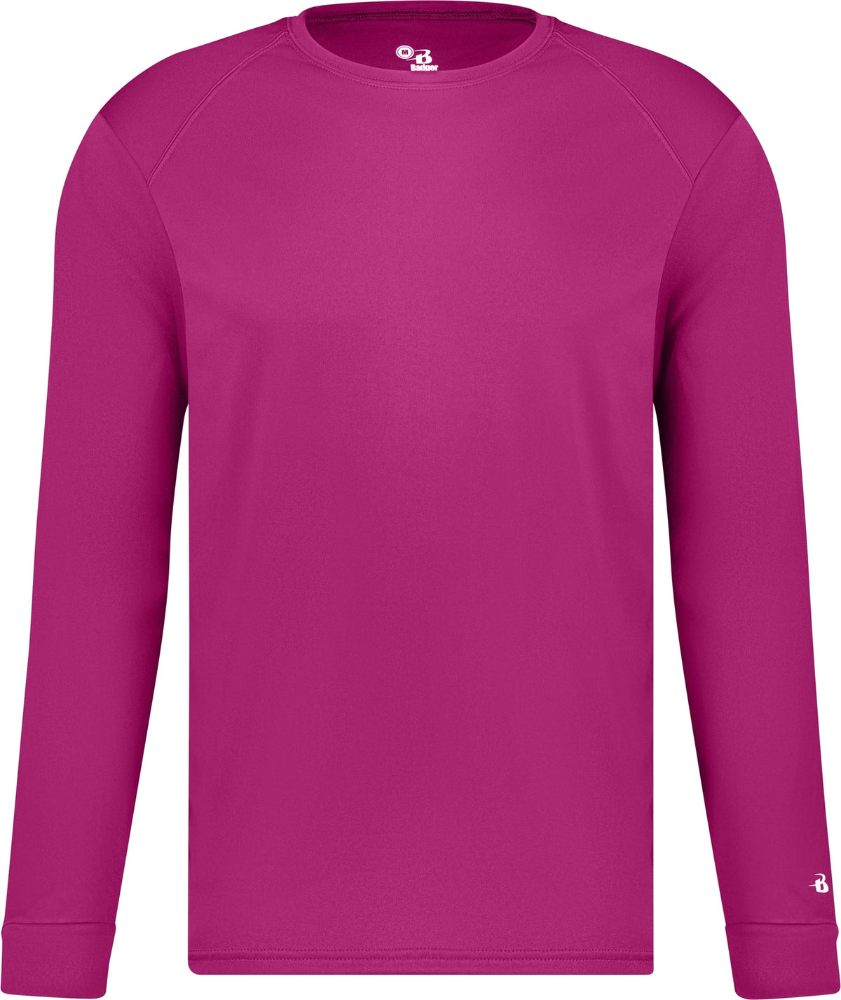 Front View of BA HOT PINK B-CORE L/S TEE