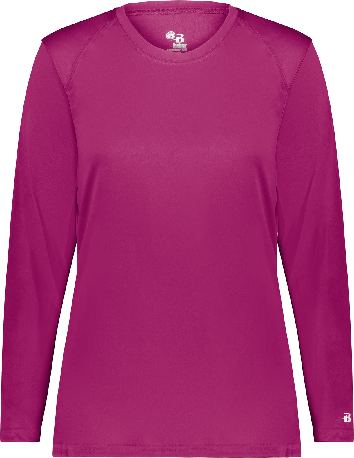 BA HOT PINK LADIES B-CORE L/S TEE