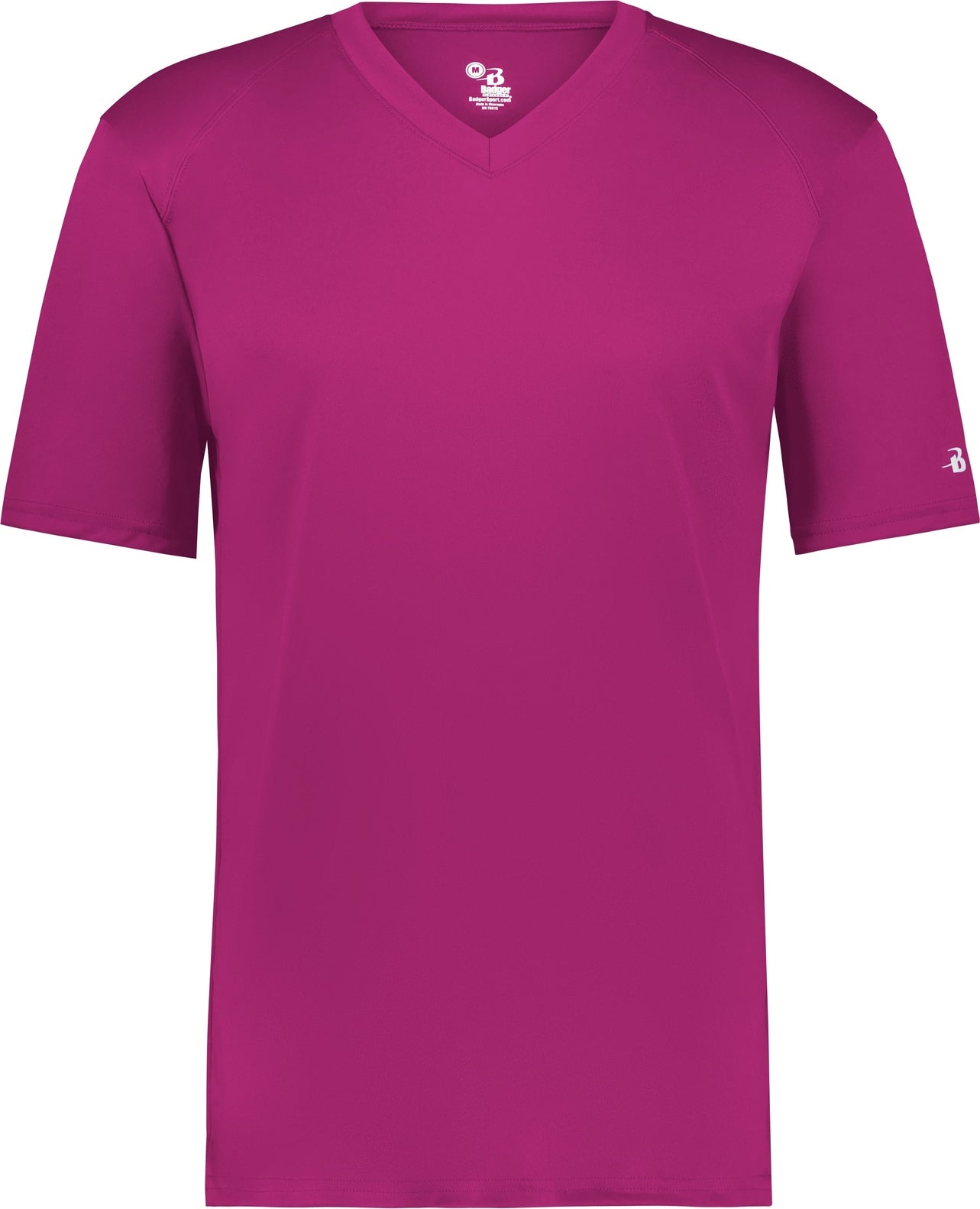 BA HOT PINK YOUTH B-CORE V-NECK TEE