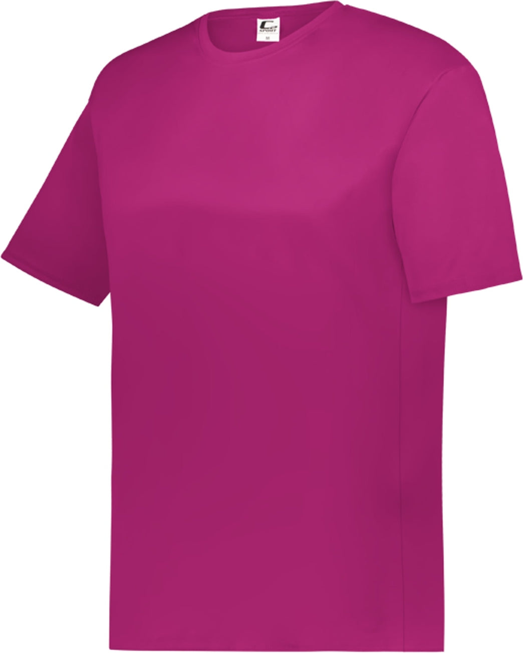 Front View of BA HOT PINK YOUTH C2 TEE