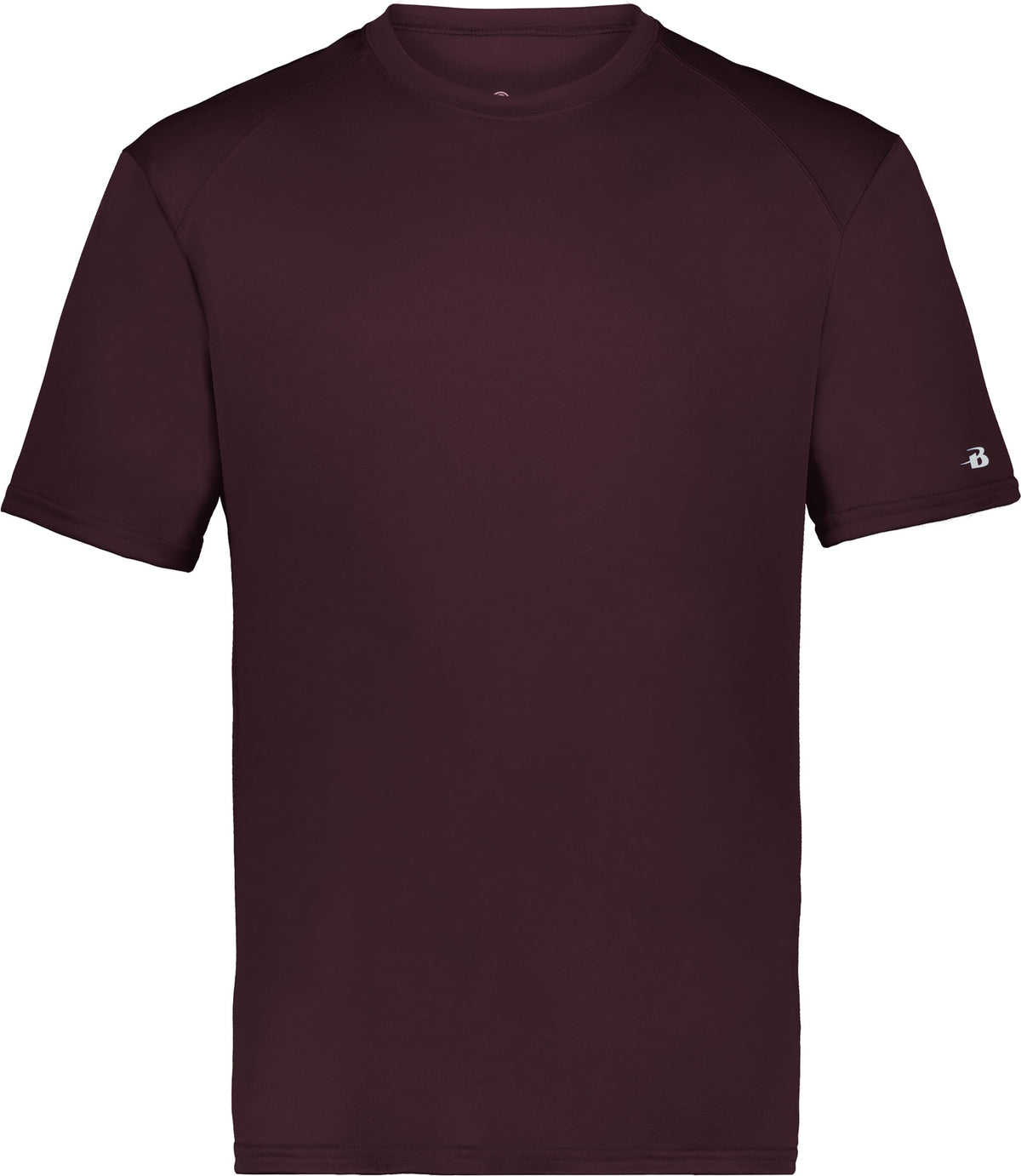 Front View of BA MAROON B-CORE TEE