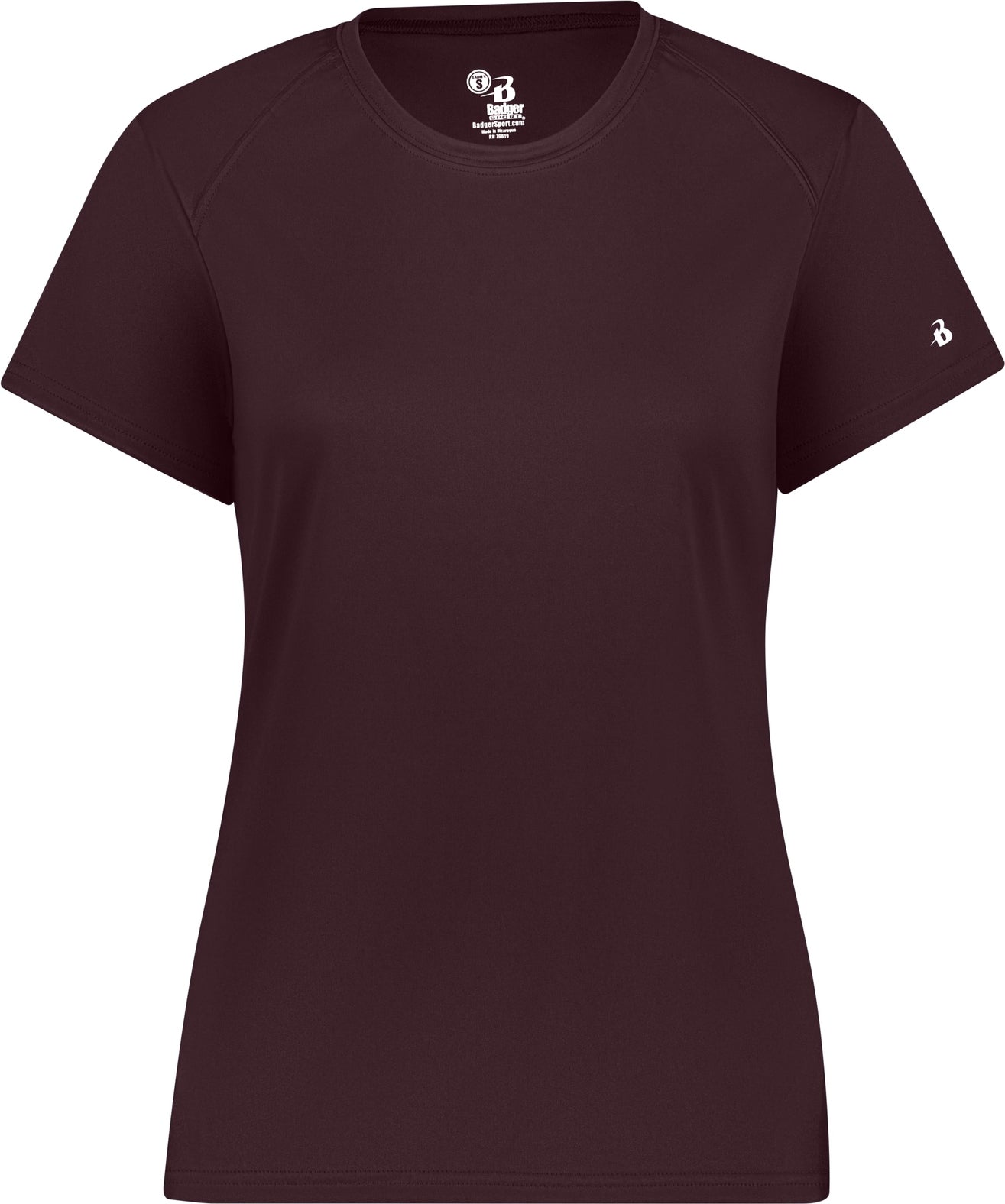 BA MAROON LADIES B-CORE TEE