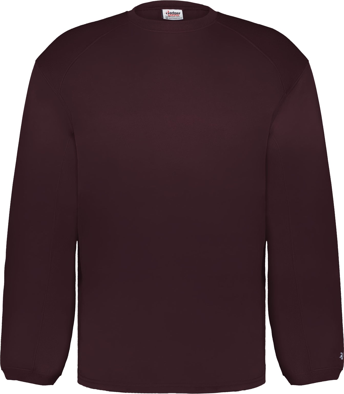 BA MAROON PERFORMANCE FLEECE CREW