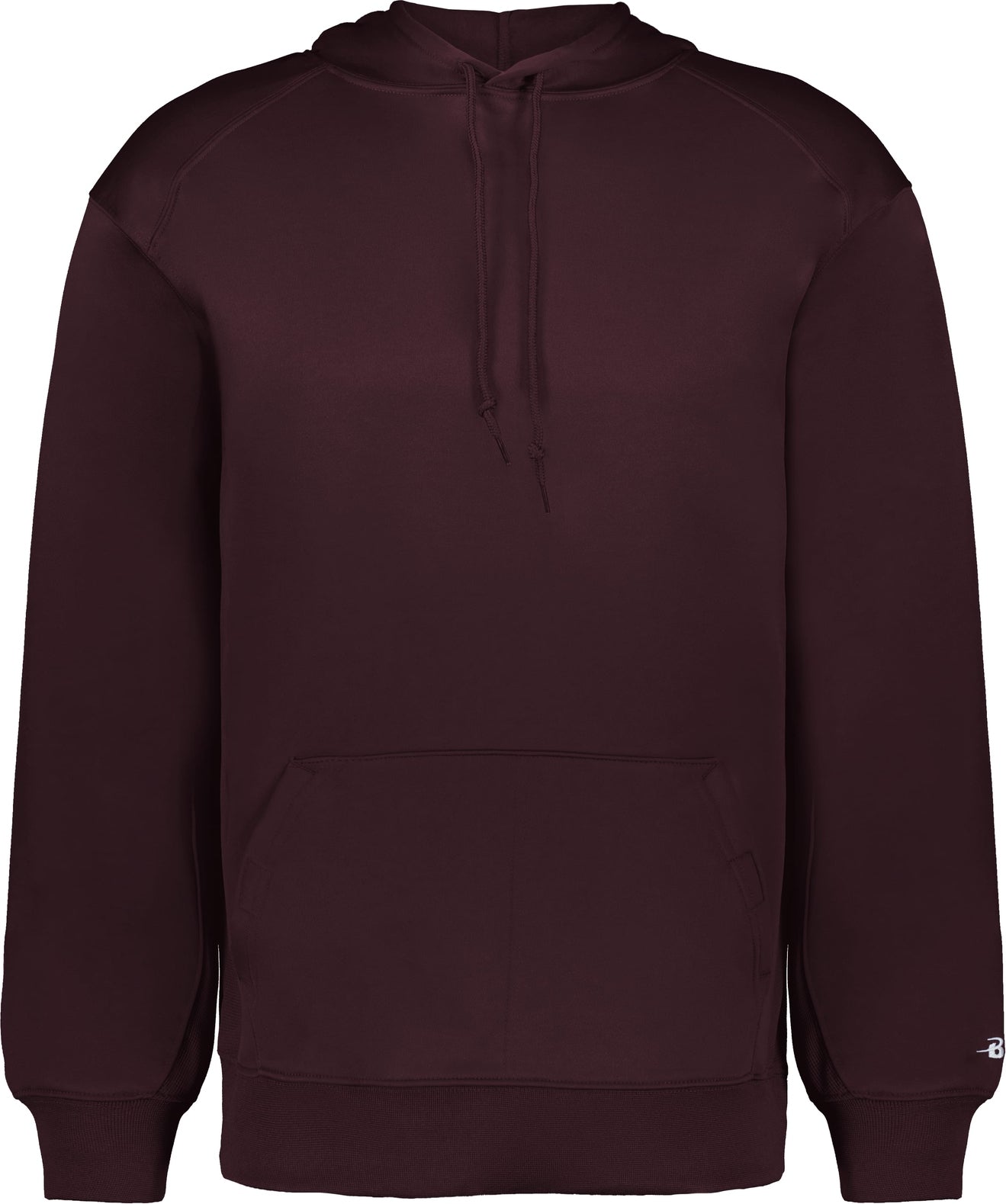 BA MAROON PERFORMANCE FLEECE HOODIE