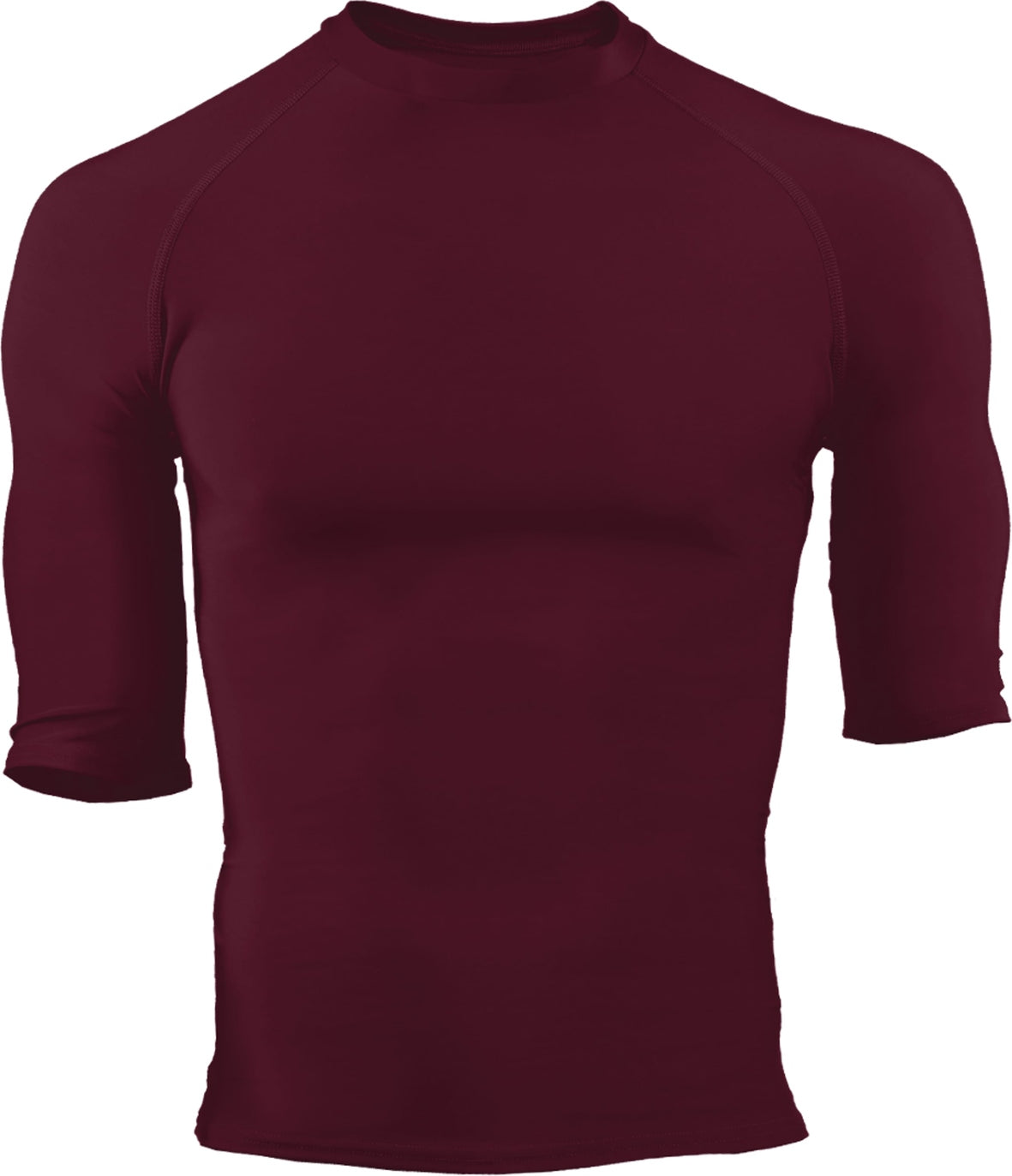 BA MAROON PRO COMPRESSION 1/2 SLEEVE CRE