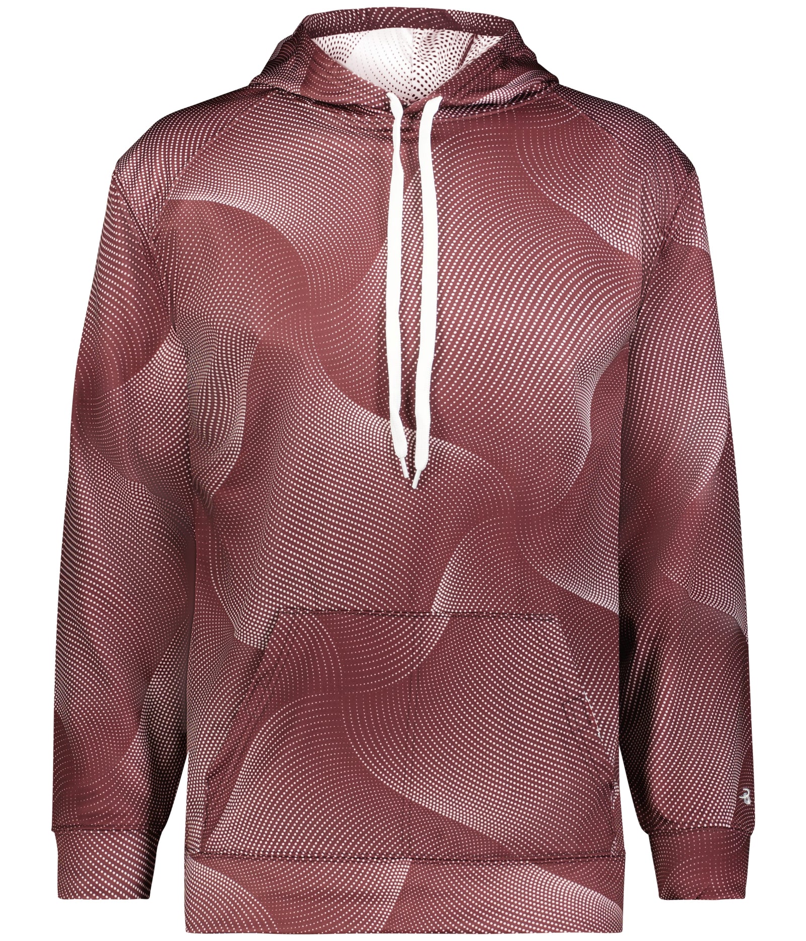 BA MAROON WARP WARP HOOD