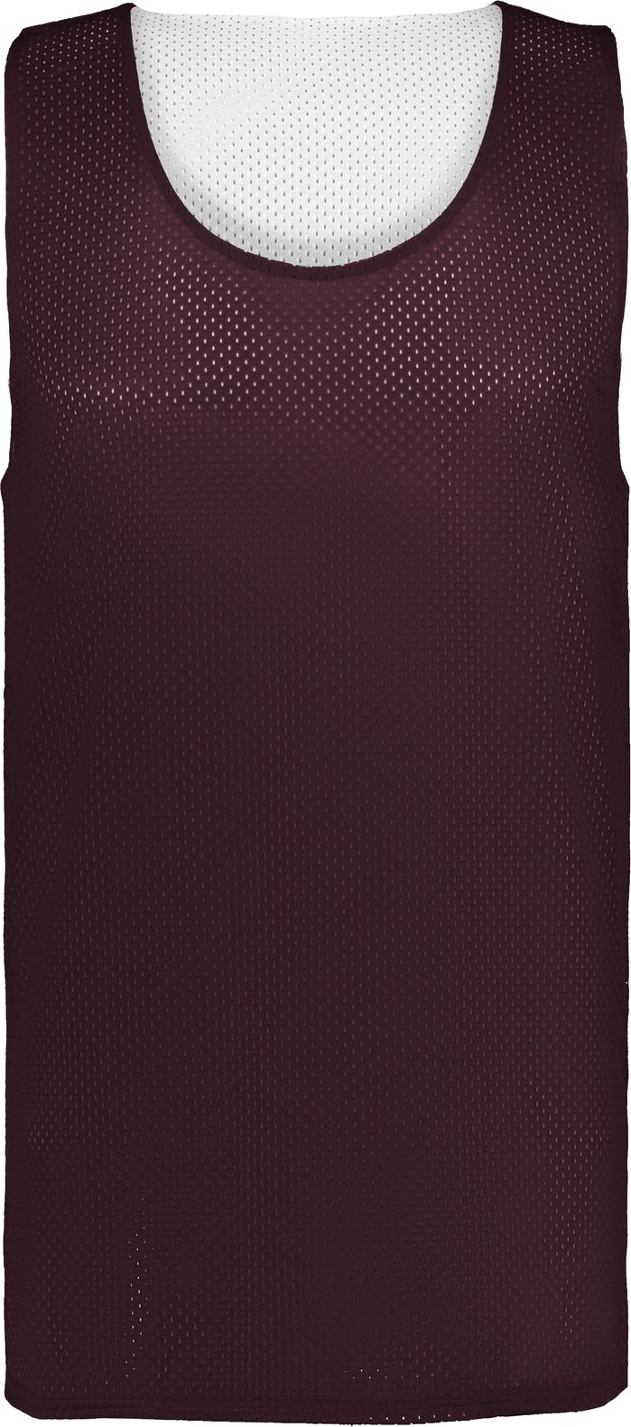 BA MAROON/WHITE MESH REVERSIBLE JERSEY
