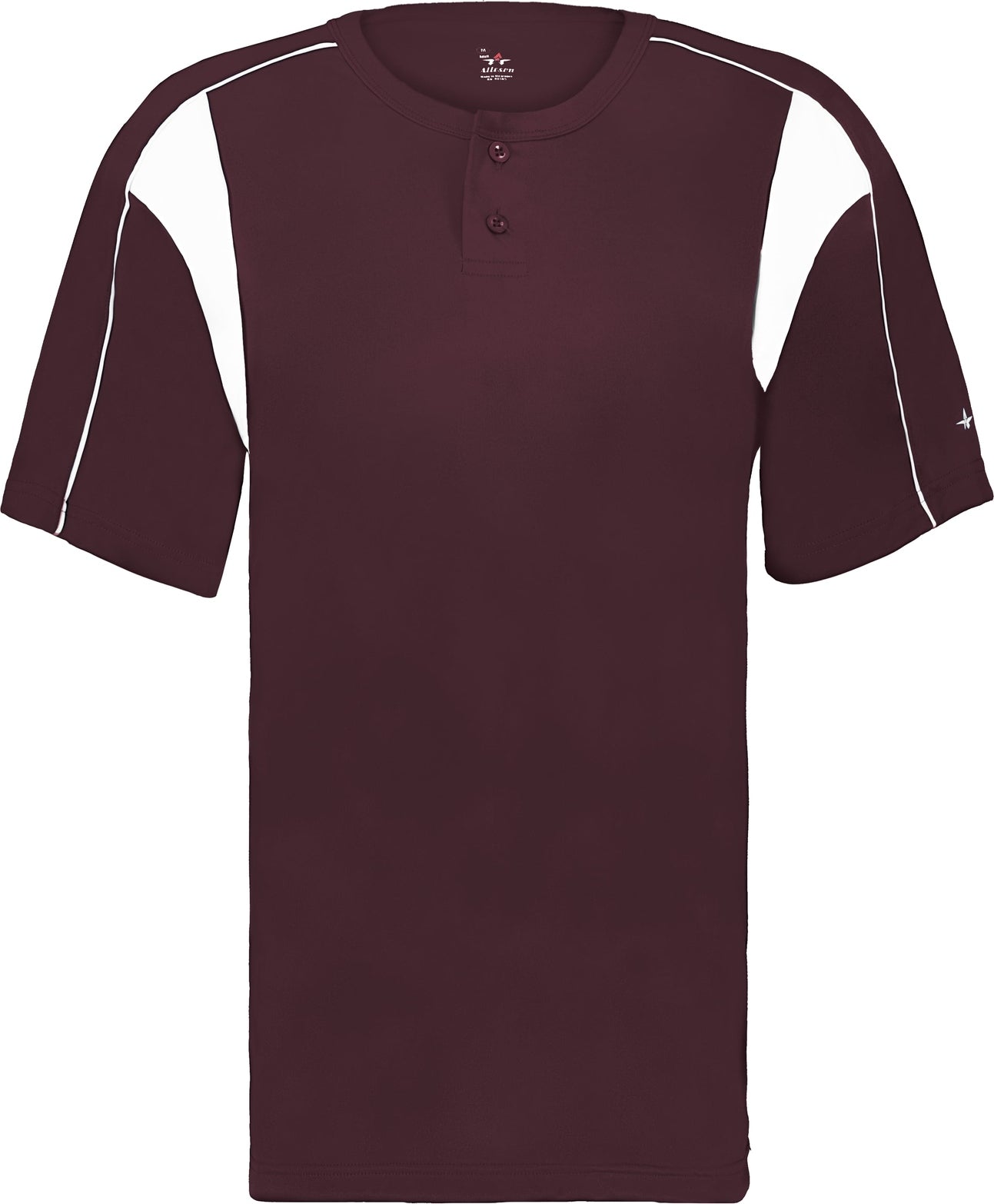 BA MAROON/WHITE PRO PLACKET