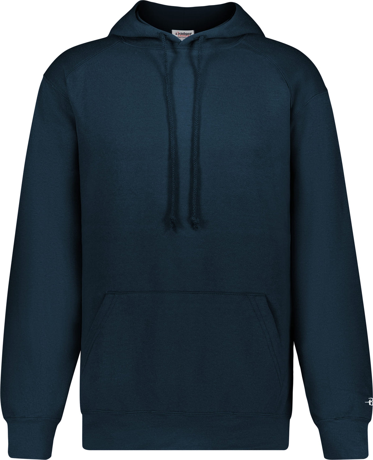 Front View of BA NAVY ATHLETIC FLEECE HOODIE