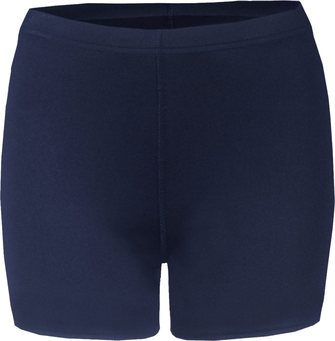 Front View of BA NAVY COMPRESSION LADIES SHORT